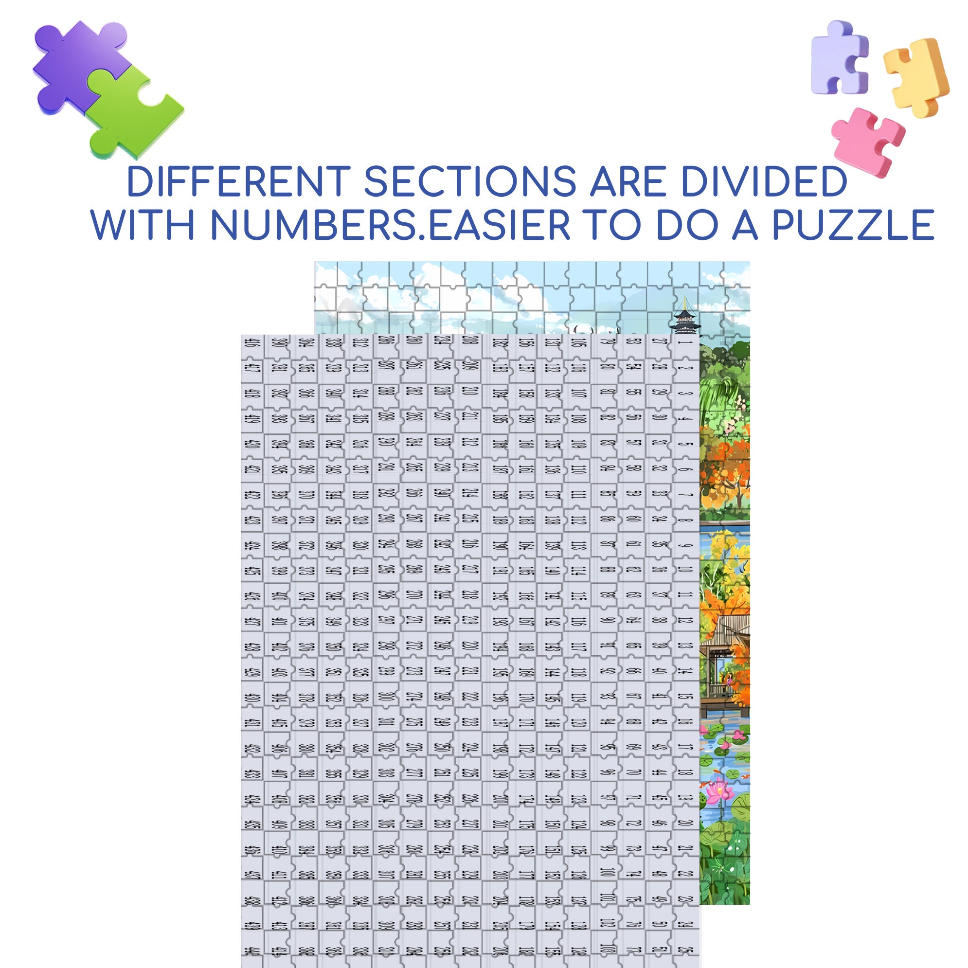 Hangzhou 500pcs/1000pcs Jigsaw Puzzle, Scratch-Resistant, Interactive Family Game & Brain-Boosting DIY Decor, Perfect for Halloween, Christmas & New Year Gifts, Family Puzzle Game