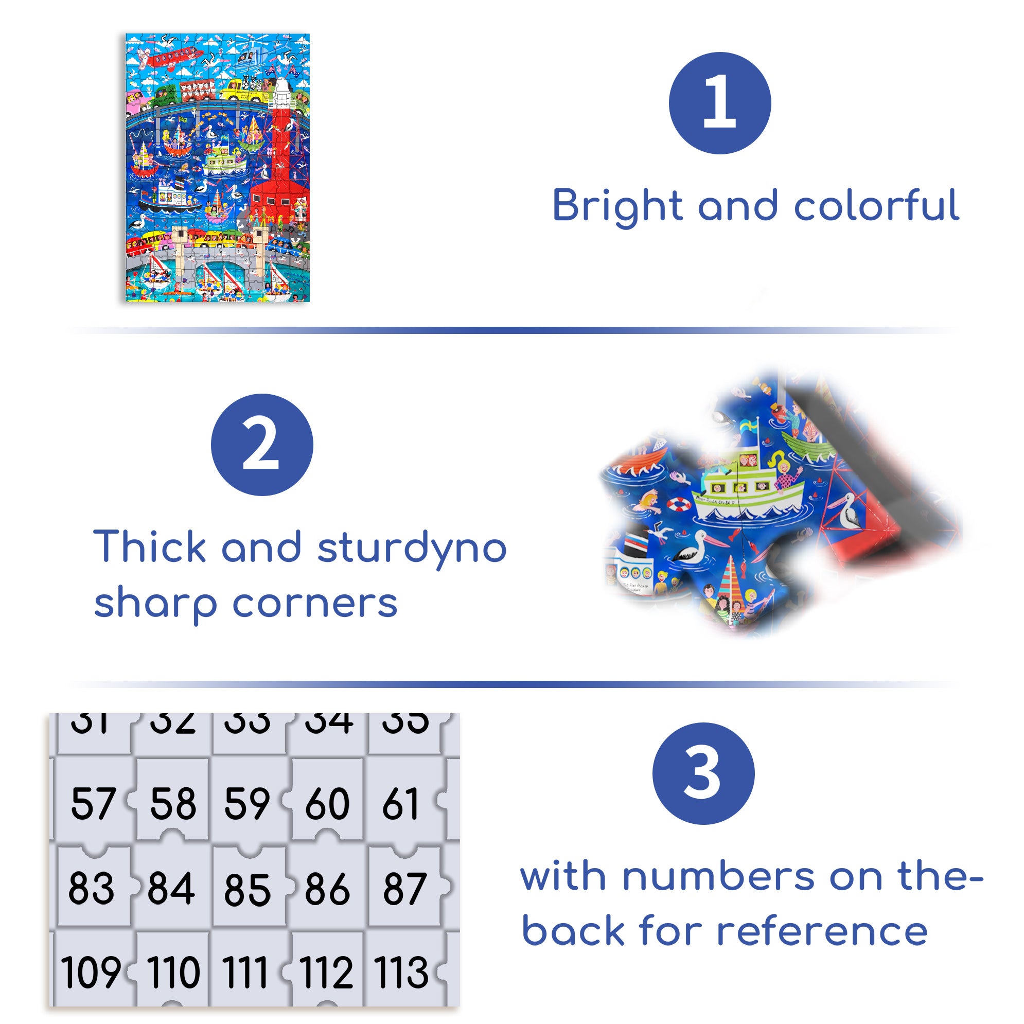 Happy City 500pcs/1000pcs Jigsaw Puzzle, Scratch-Resistant, Interactive Family Game & Brain-Boosting DIY Decor, Perfect for Halloween, Christmas & New Year Gifts, Family Puzzle Game