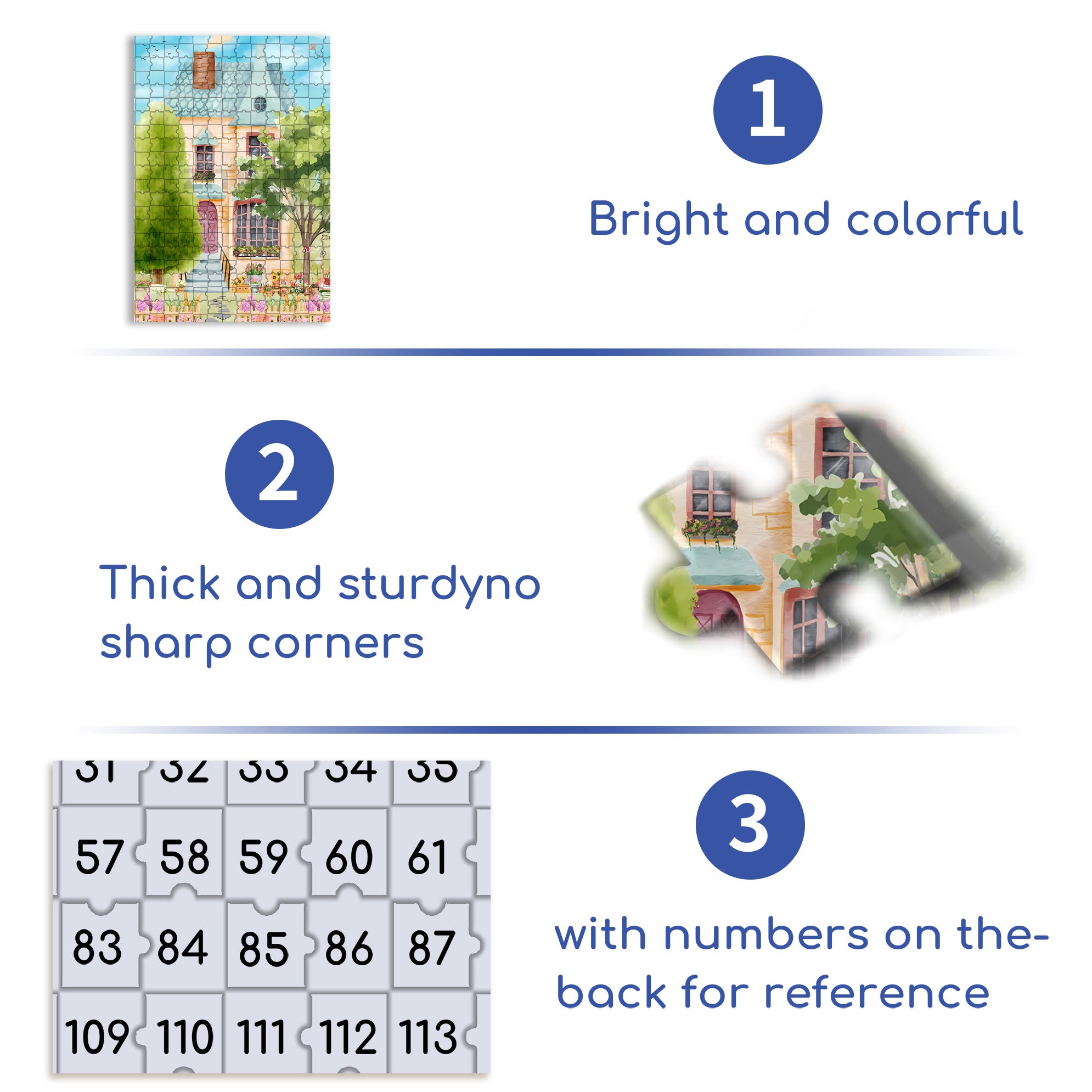 Home 500pcs/1000pcs Jigsaw Puzzle, Scratch-Resistant, Interactive Family Game & Brain-Boosting DIY Decor, Perfect for Halloween, Christmas & New Year Gifts, Family Puzzle Game