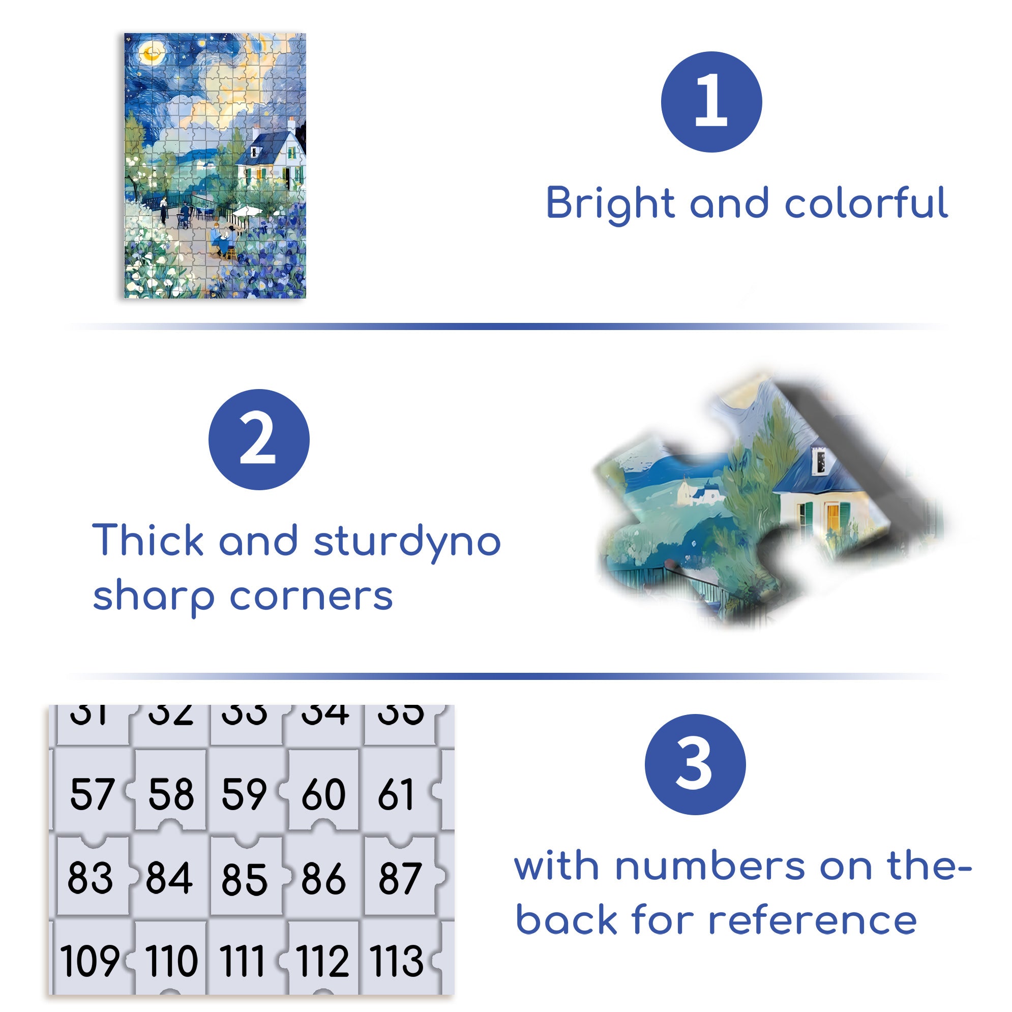 In The Moonlight 500pcs/1000pcs Jigsaw Puzzle, Scratch-Resistant, Interactive Family Game & Brain-Boosting DIY Decor, Perfect for Halloween, Christmas & New Year Gifts, Family Puzzle Game