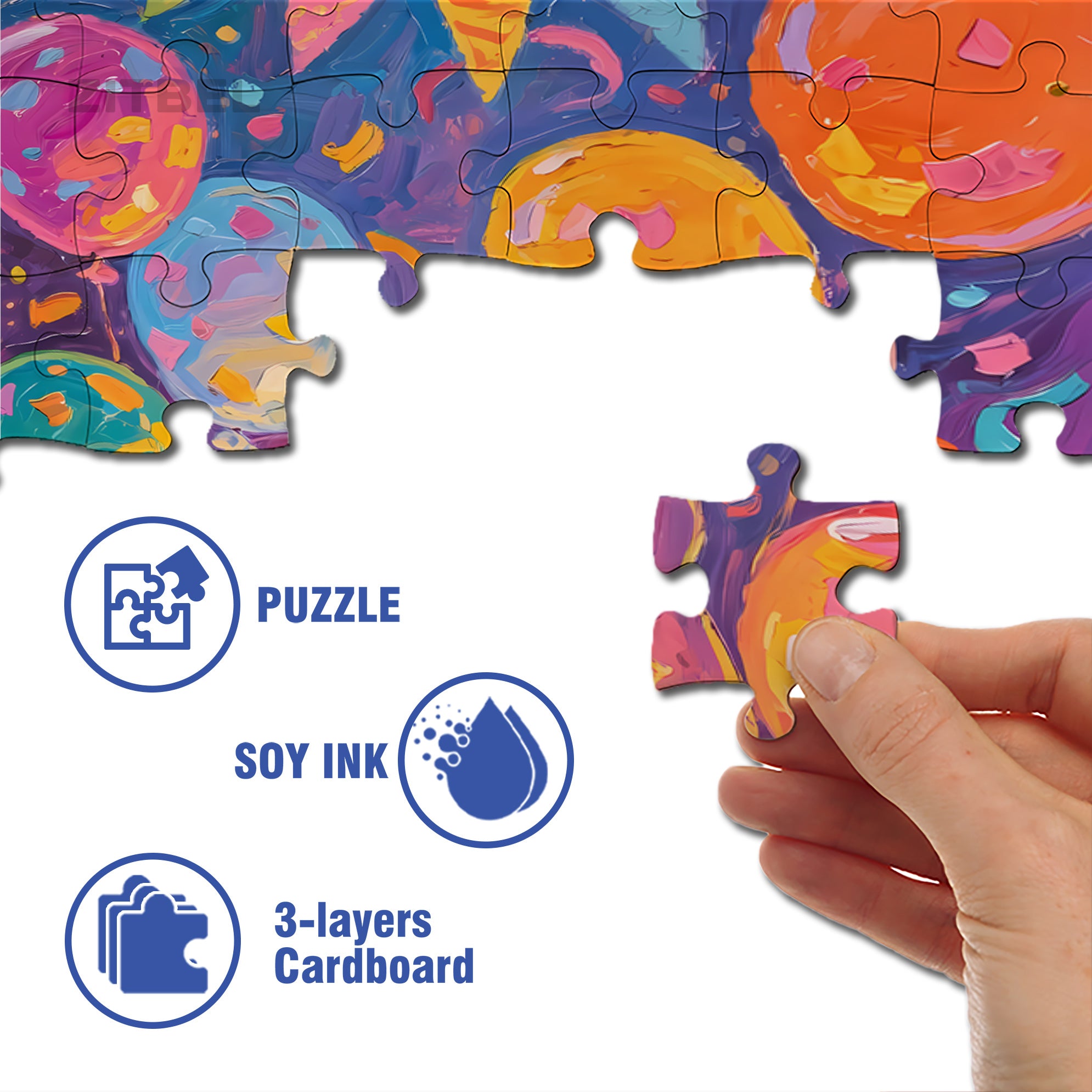 Animals Event 500pcs/1000pcs Jigsaw Puzzle, Scratch-Resistant, Interactive Family Game & Brain-Boosting DIY Decor, Perfect for Halloween, Christmas & New Year Gifts, Family Puzzle Game