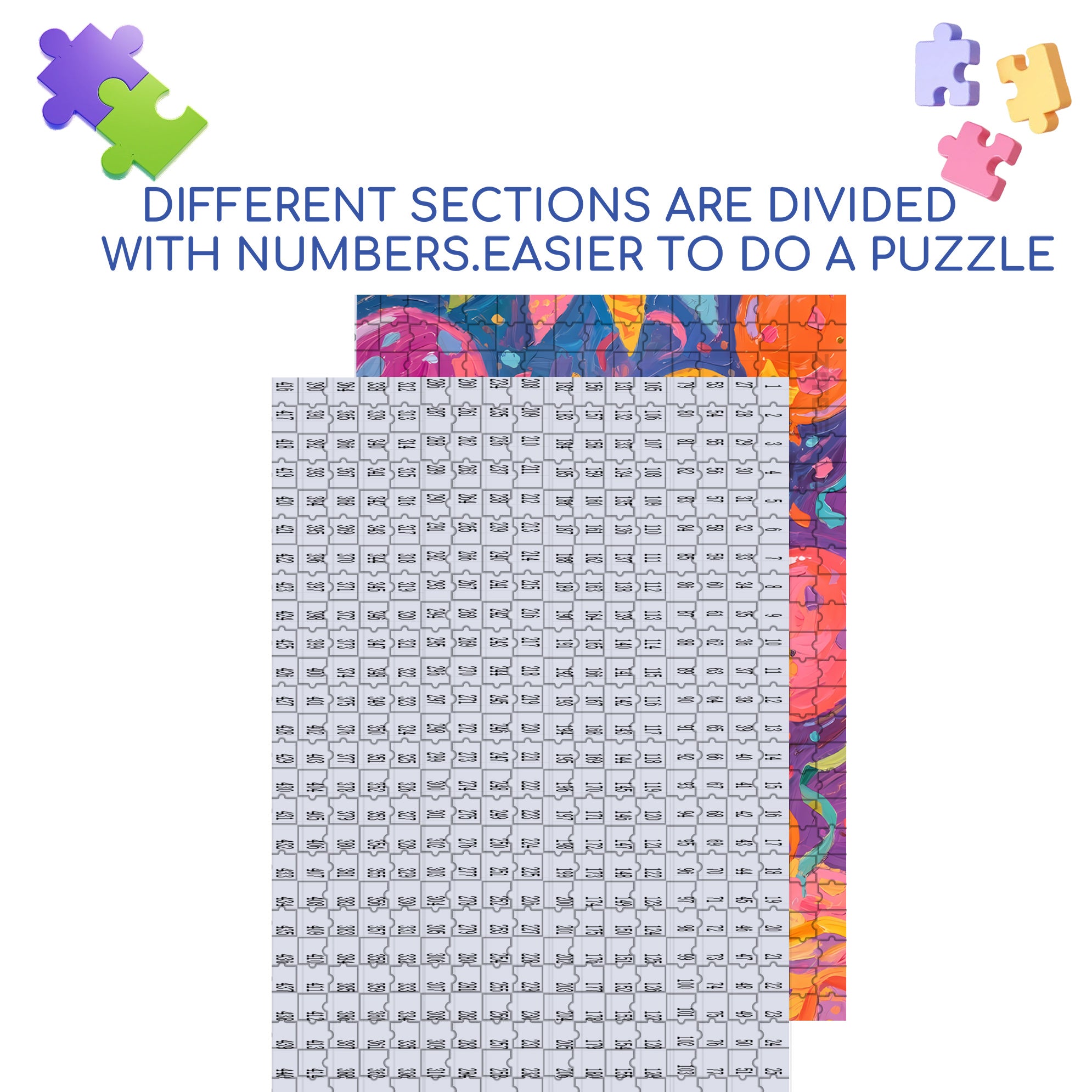 Animals Event 500pcs/1000pcs Jigsaw Puzzle, Scratch-Resistant, Interactive Family Game & Brain-Boosting DIY Decor, Perfect for Halloween, Christmas & New Year Gifts, Family Puzzle Game