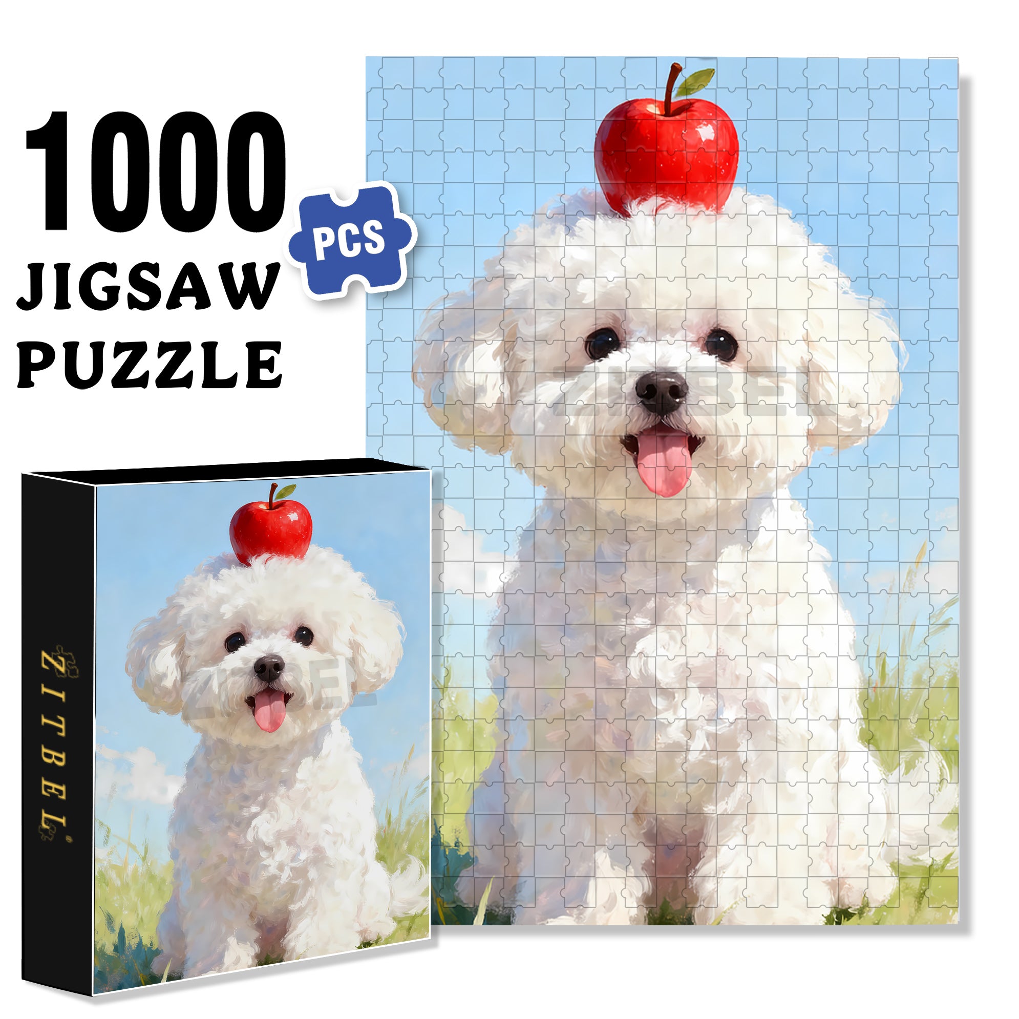 Annabel's Birthday 500pcs/1000pcs Jigsaw Puzzle, Scratch-Resistant, Interactive Family Game & Brain-Boosting DIY Decor, Perfect for Halloween, Christmas & New Year Gifts, Family Puzzle Game
