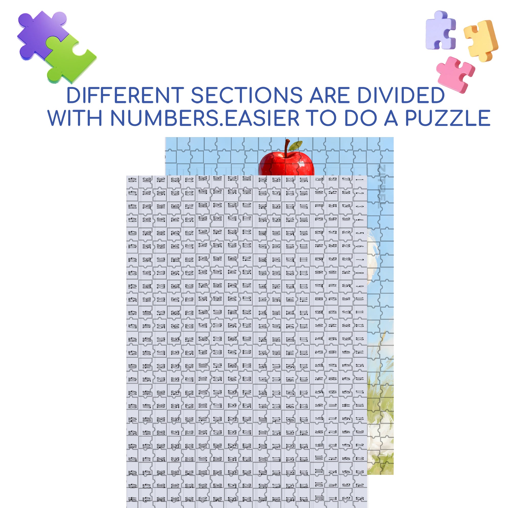 Annabel's Birthday 500pcs/1000pcs Jigsaw Puzzle, Scratch-Resistant, Interactive Family Game & Brain-Boosting DIY Decor, Perfect for Halloween, Christmas & New Year Gifts, Family Puzzle Game