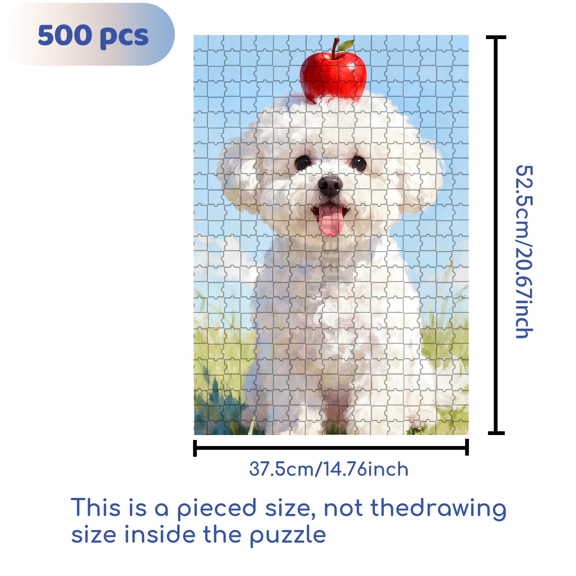 Annabel's Birthday 500pcs/1000pcs Jigsaw Puzzle, Scratch-Resistant, Interactive Family Game & Brain-Boosting DIY Decor, Perfect for Halloween, Christmas & New Year Gifts, Family Puzzle Game