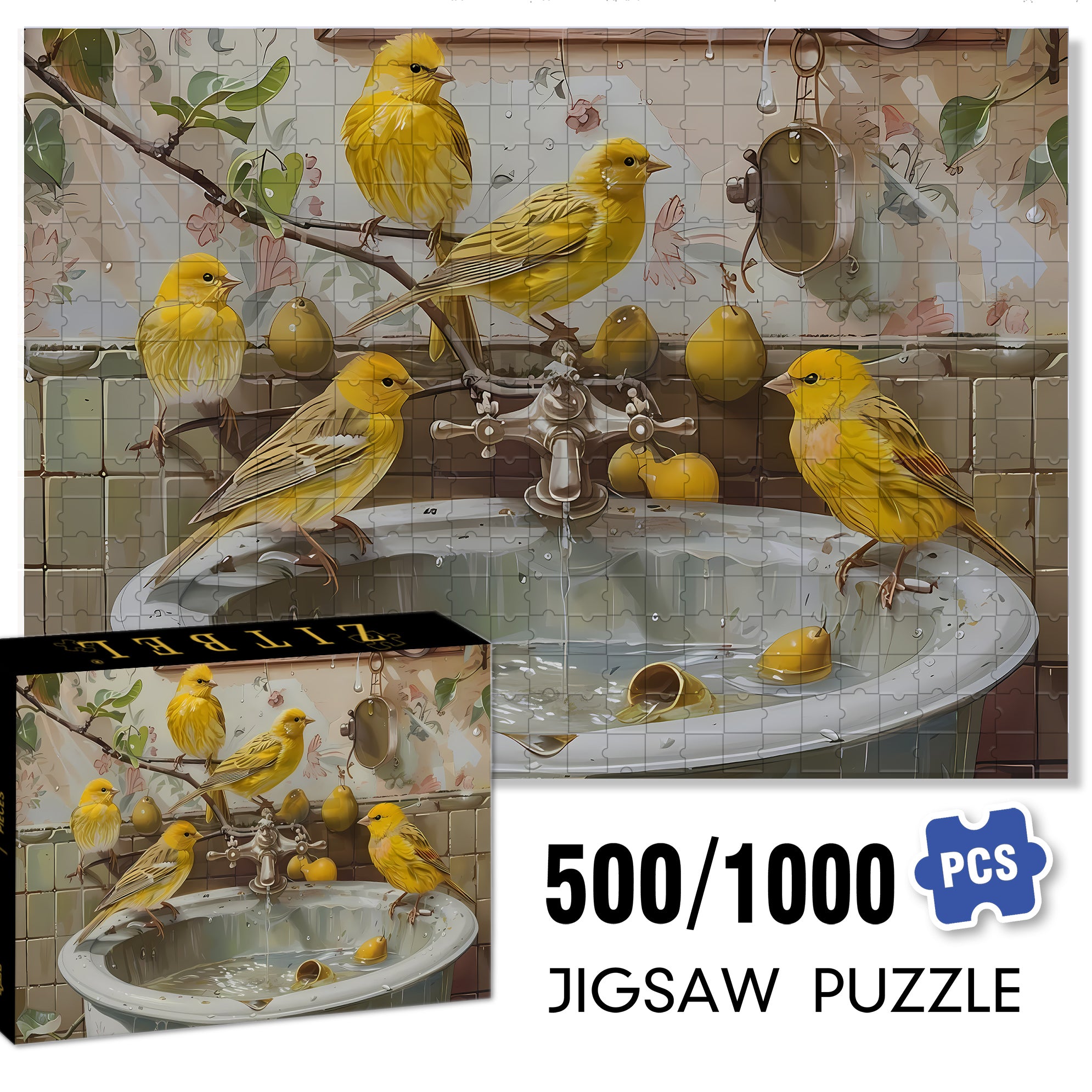 Available at Studio 500pcs/1000pcs Jigsaw Puzzle, Scratch-Resistant, Interactive Family Game & Brain-Boosting DIY Decor, Perfect for Halloween, Christmas & New Year Gifts, Family Puzzle Game