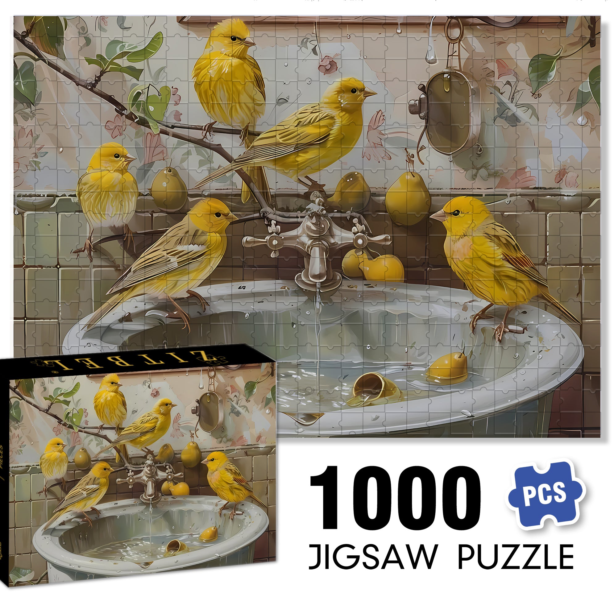 Available at Studio 500pcs/1000pcs Jigsaw Puzzle, Scratch-Resistant, Interactive Family Game & Brain-Boosting DIY Decor, Perfect for Halloween, Christmas & New Year Gifts, Family Puzzle Game