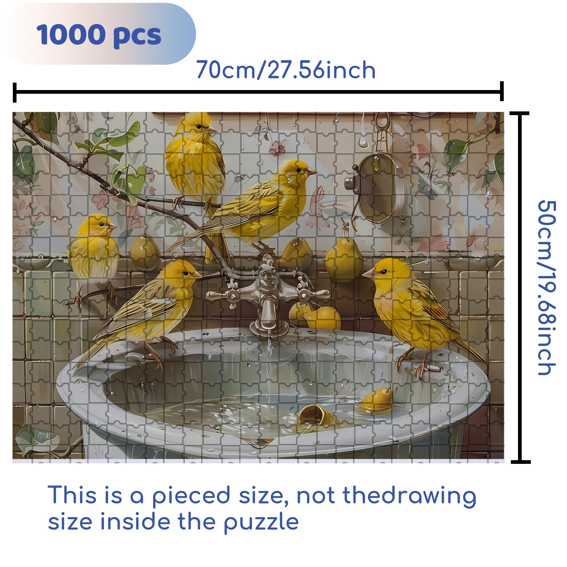 Available at Studio 500pcs/1000pcs Jigsaw Puzzle, Scratch-Resistant, Interactive Family Game & Brain-Boosting DIY Decor, Perfect for Halloween, Christmas & New Year Gifts, Family Puzzle Game