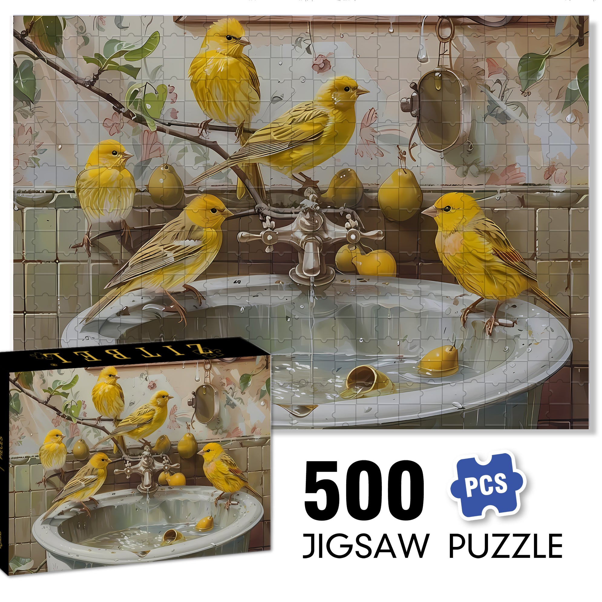 Available at Studio 500pcs/1000pcs Jigsaw Puzzle, Scratch-Resistant, Interactive Family Game & Brain-Boosting DIY Decor, Perfect for Halloween, Christmas & New Year Gifts, Family Puzzle Game