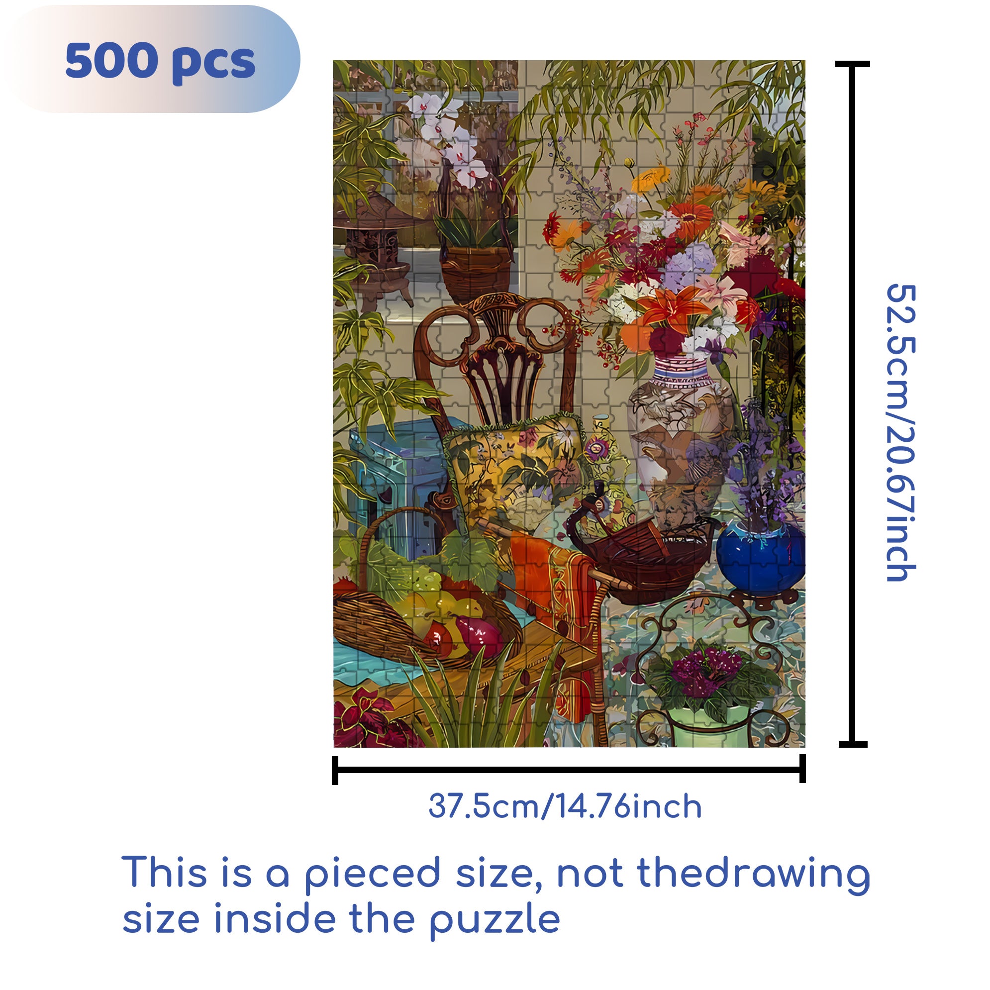 Birds 500pcs/1000pcs Jigsaw Puzzle, Scratch-Resistant, Interactive Family Game & Brain-Boosting DIY Decor, Perfect for Halloween, Christmas & New Year Gifts, Family Puzzle Game