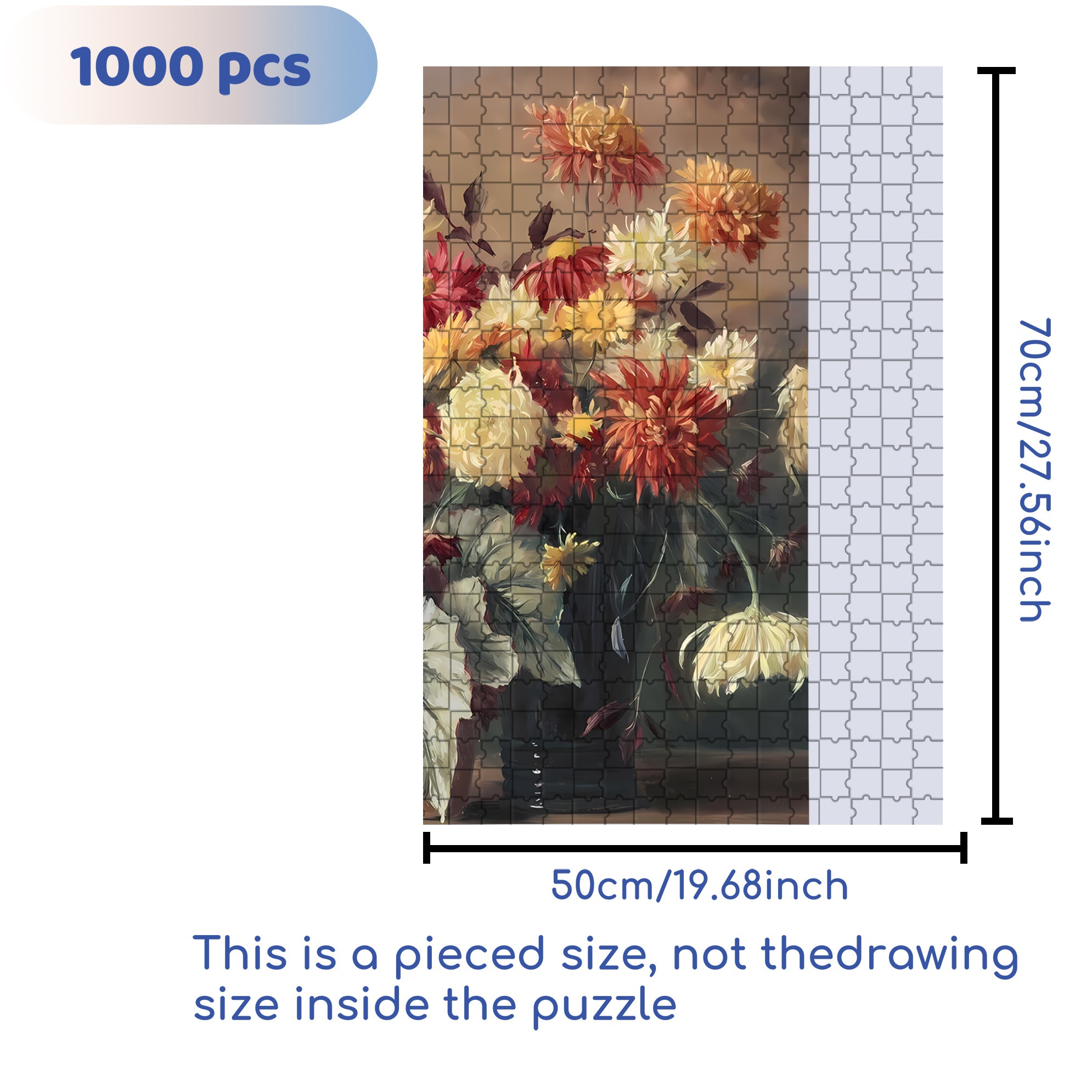 Briony May Smith 500pcs/1000pcs Jigsaw Puzzle, Scratch-Resistant, Interactive Family Game & Brain-Boosting DIY Decor, Perfect for Halloween, Christmas & New Year Gifts, Family Puzzle Game
