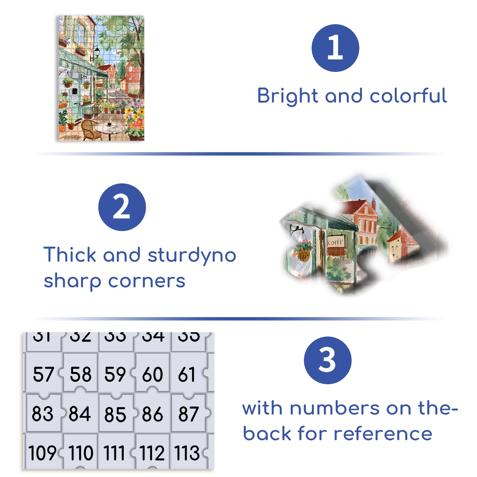 By Camilla 500pcs/1000pcs Jigsaw Puzzle, Scratch-Resistant, Interactive Family Game & Brain-Boosting DIY Decor, Perfect for Halloween, Christmas & New Year Gifts, Family Puzzle Game