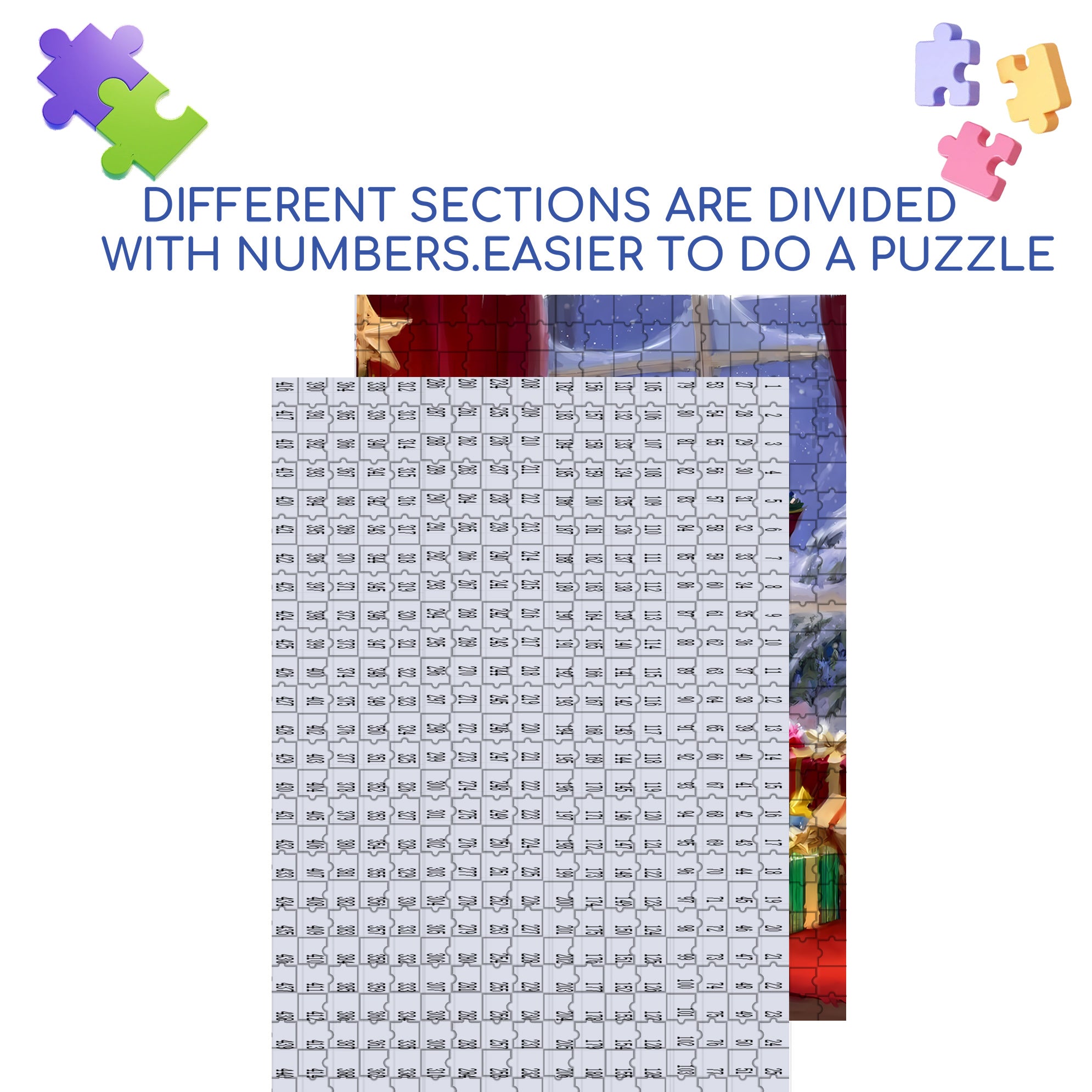 Chill 500pcs/1000pcs Jigsaw Puzzle, Scratch-Resistant, Interactive Family Game & Brain-Boosting DIY Decor, Perfect for Halloween, Christmas & New Year Gifts, Family Puzzle Game