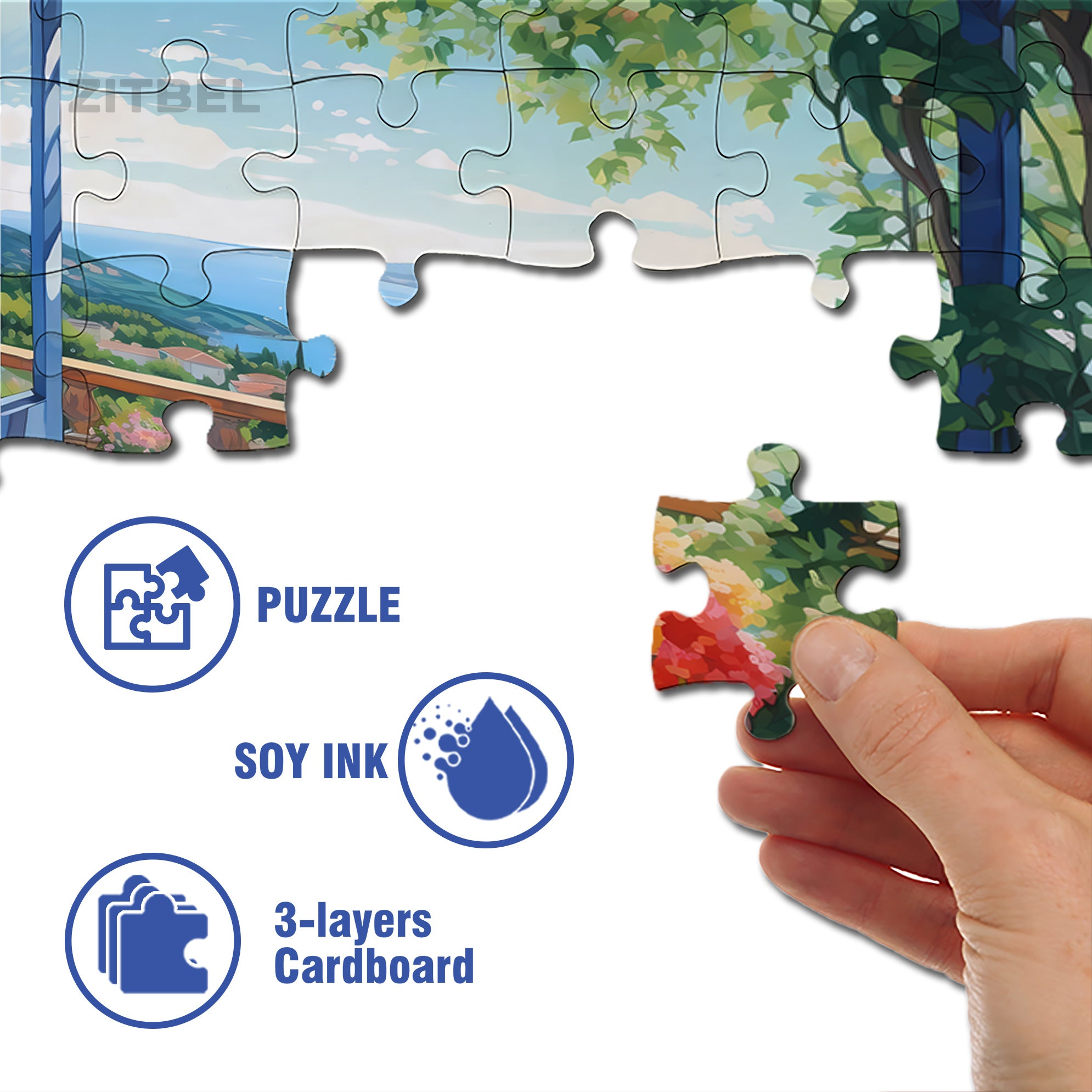 Crystal Christmas 500pcs/1000pcs Jigsaw Puzzle, Scratch-Resistant, Interactive Family Game & Brain-Boosting DIY Decor, Perfect for Halloween, Christmas & New Year Gifts, Family Puzzle Game
