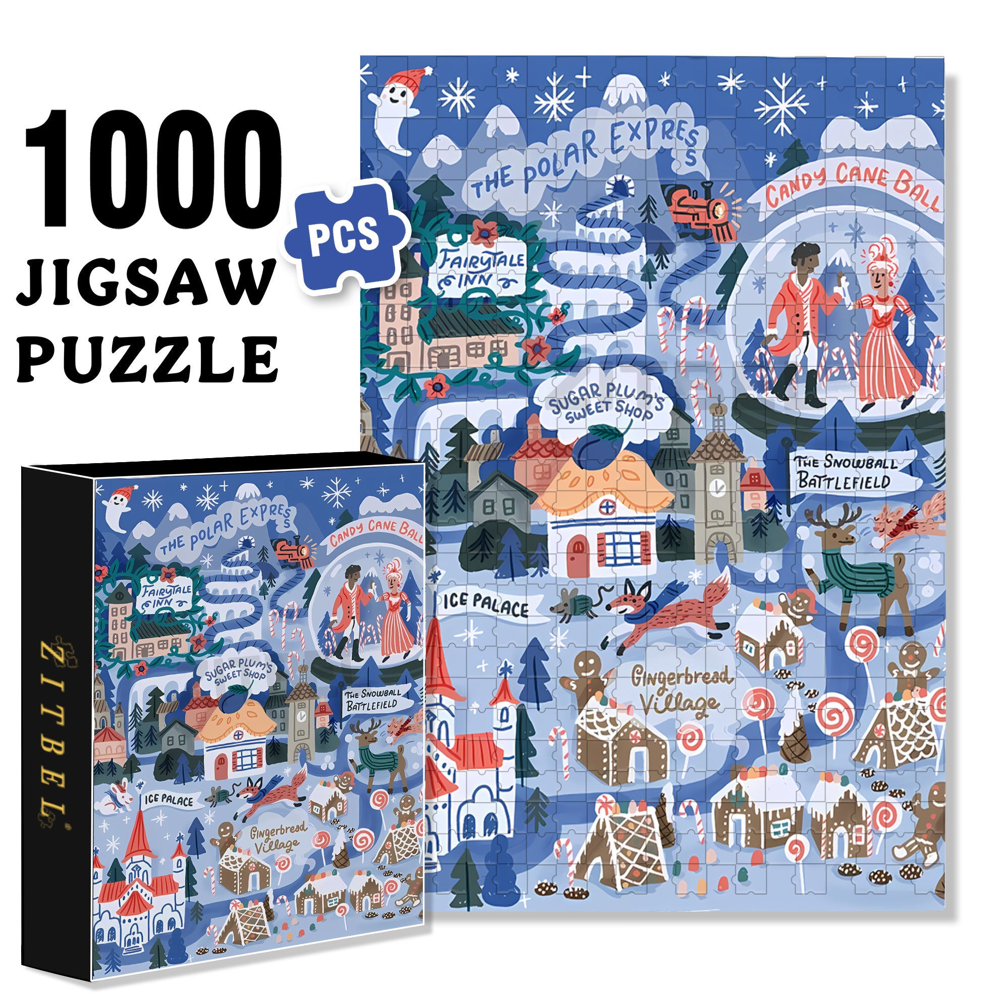 Early Morning Sun 500pcs/1000pcs Jigsaw Puzzle, Scratch-Resistant, Interactive Family Game & Brain-Boosting DIY Decor, Perfect for Halloween, Christmas & New Year Gifts, Family Puzzle Game
