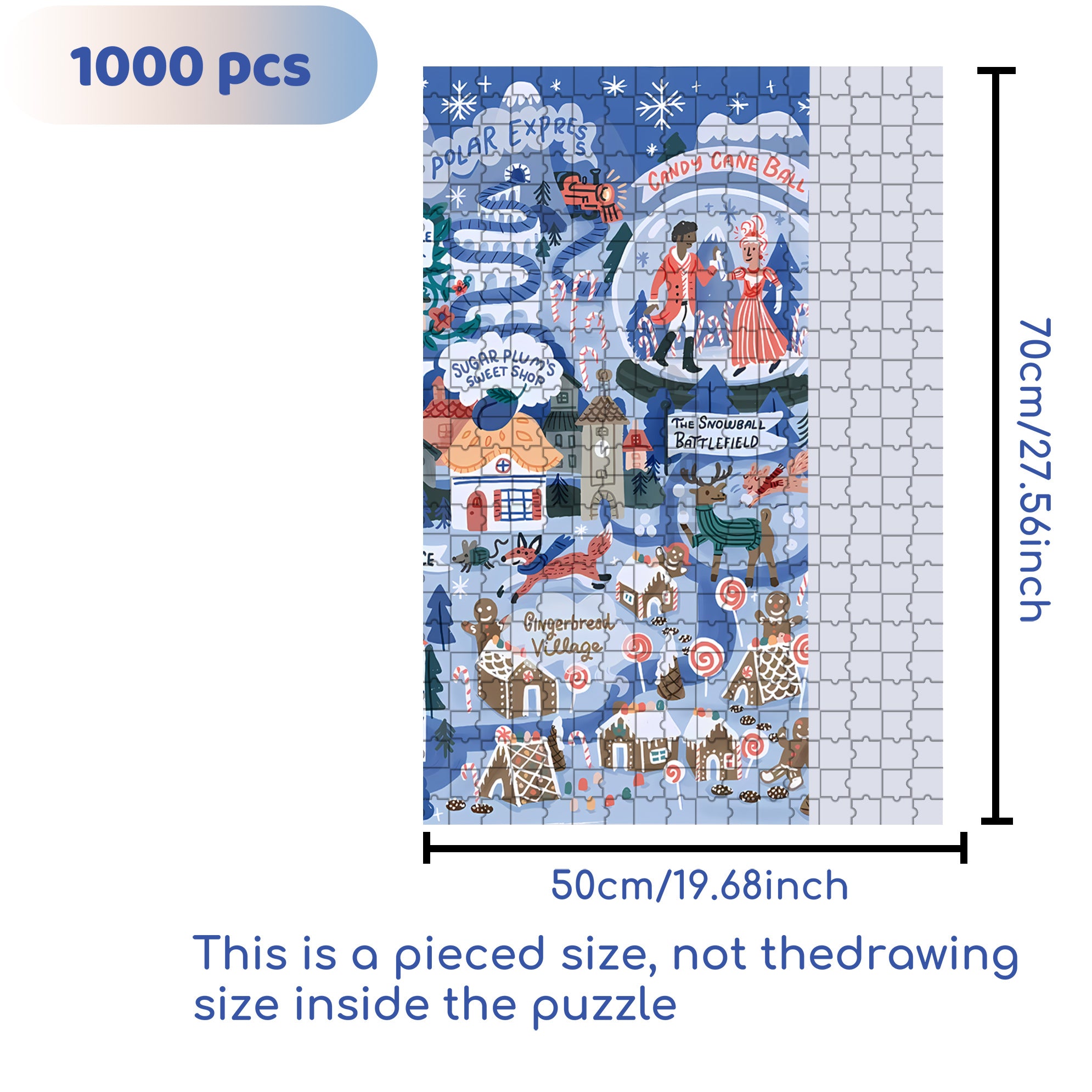 Early Morning Sun 500pcs/1000pcs Jigsaw Puzzle, Scratch-Resistant, Interactive Family Game & Brain-Boosting DIY Decor, Perfect for Halloween, Christmas & New Year Gifts, Family Puzzle Game