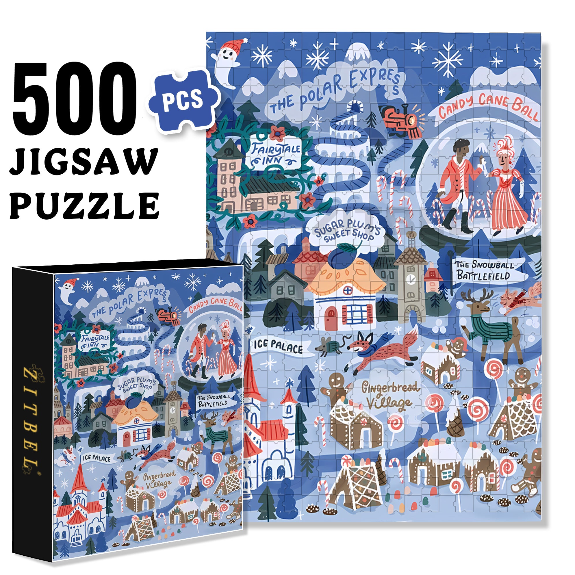 Early Morning Sun 500pcs/1000pcs Jigsaw Puzzle, Scratch-Resistant, Interactive Family Game & Brain-Boosting DIY Decor, Perfect for Halloween, Christmas & New Year Gifts, Family Puzzle Game