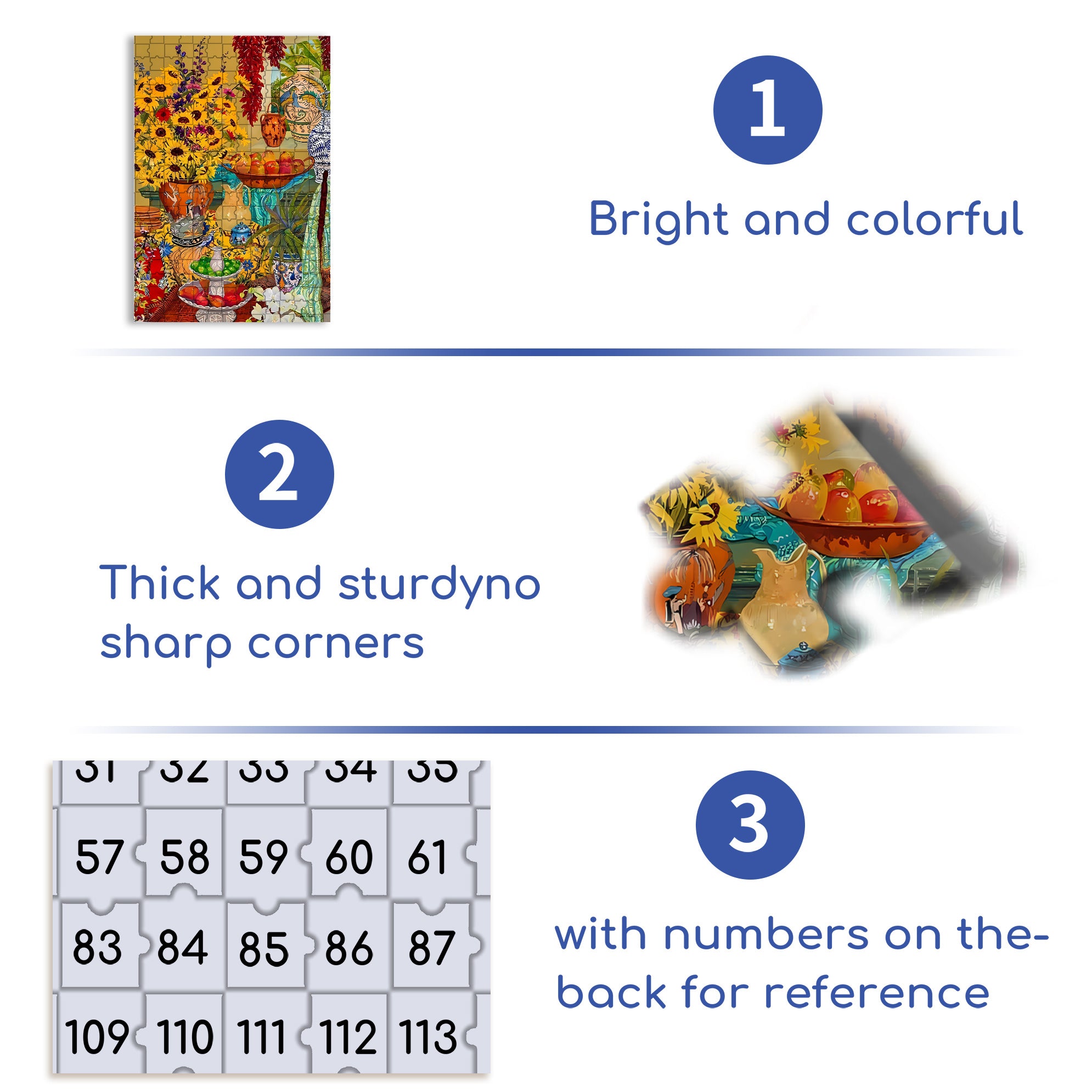 First Pancake Studio 500pcs/1000pcs Jigsaw Puzzle, Scratch-Resistant, Interactive Family Game & Brain-Boosting DIY Decor, Perfect for Halloween, Christmas & New Year Gifts, Family Puzzle Game