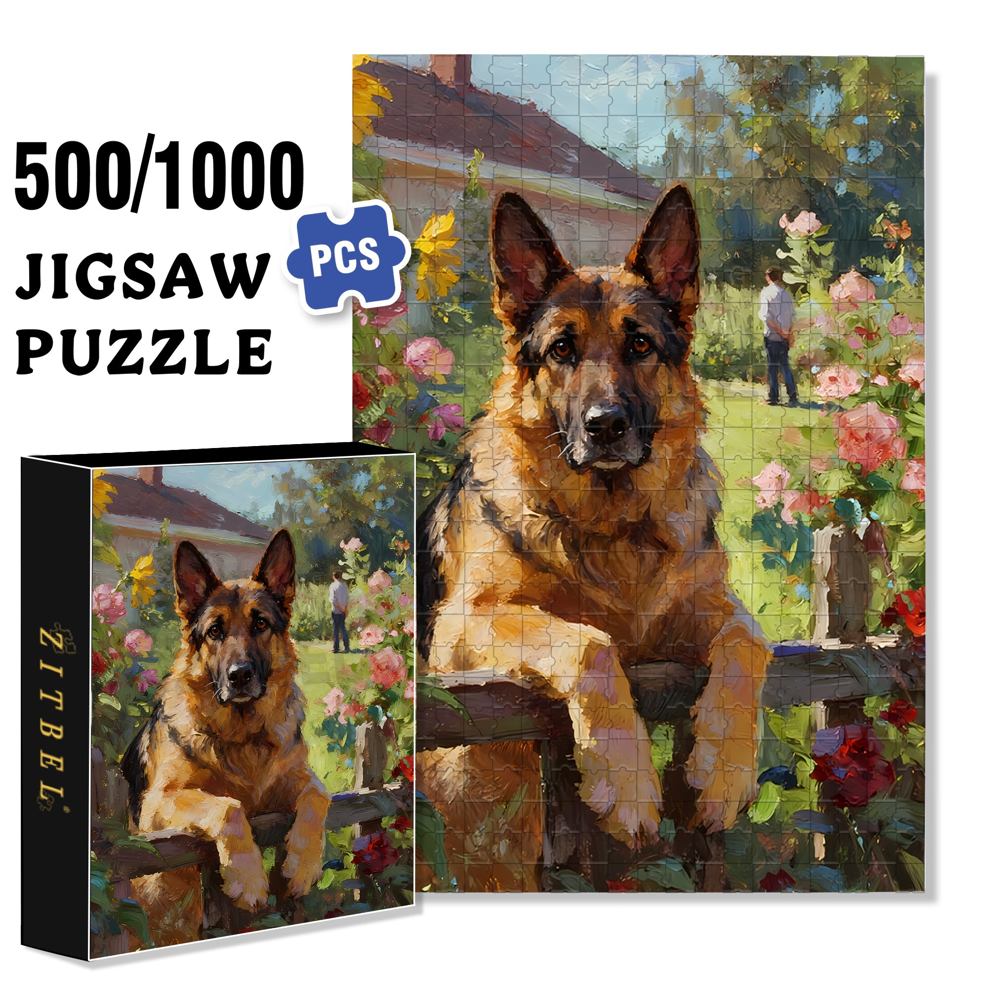 Furniture Arrangement 500pcs/1000pcs Jigsaw Puzzle, Scratch-Resistant, Interactive Family Game & Brain-Boosting DIY Decor, Perfect for Halloween, Christmas & New Year Gifts, Family Puzzle Game
