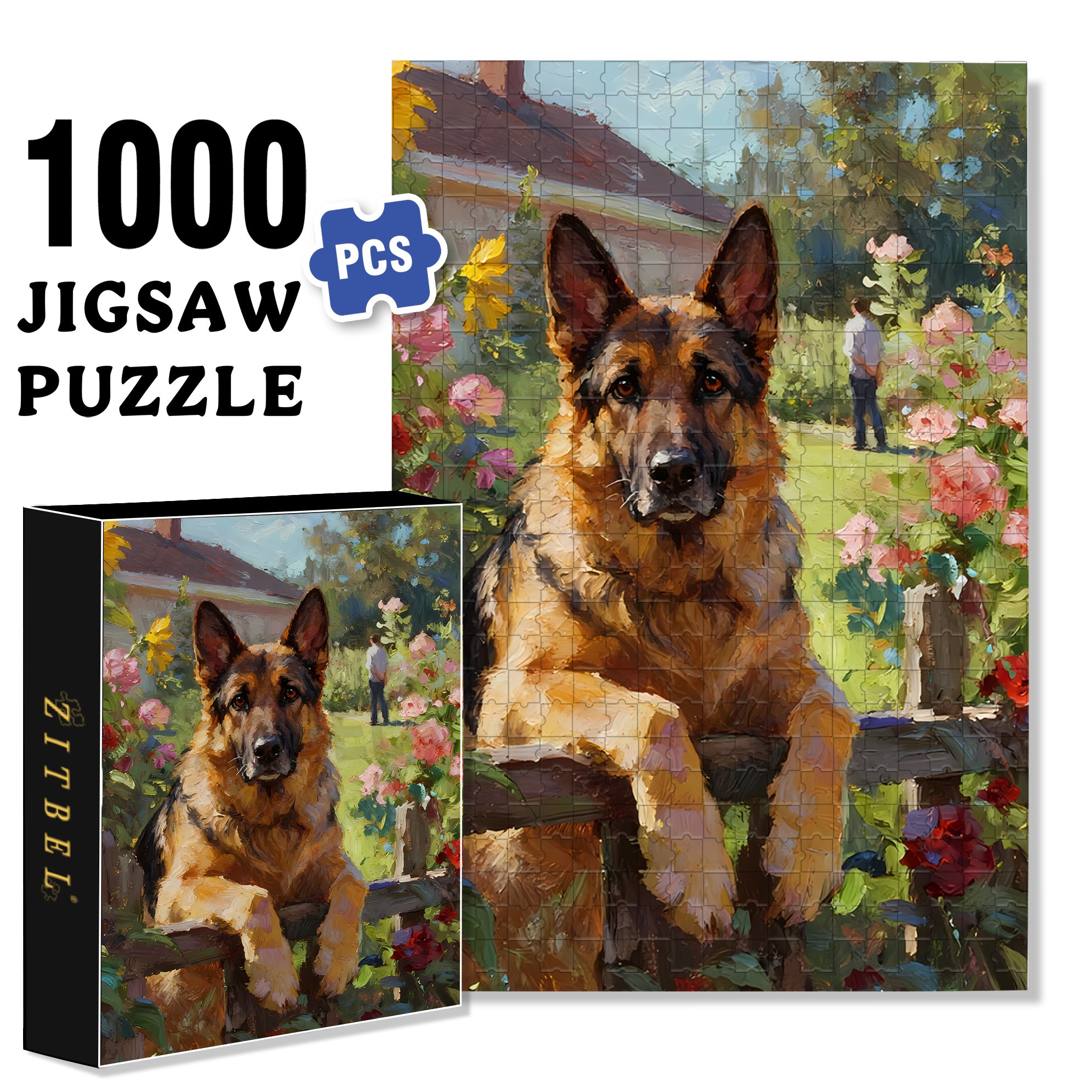 Furniture Arrangement 500pcs/1000pcs Jigsaw Puzzle, Scratch-Resistant, Interactive Family Game & Brain-Boosting DIY Decor, Perfect for Halloween, Christmas & New Year Gifts, Family Puzzle Game
