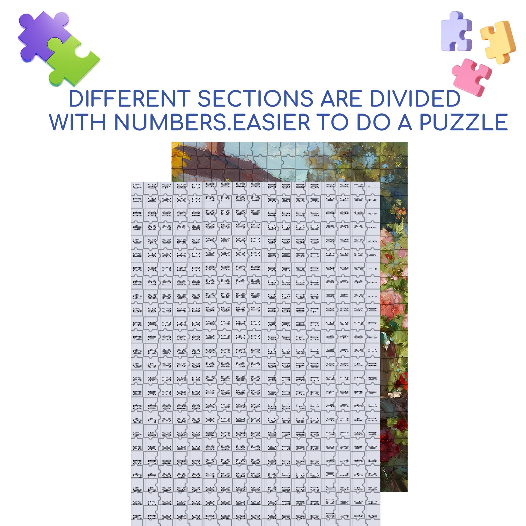 Furniture Arrangement 500pcs/1000pcs Jigsaw Puzzle, Scratch-Resistant, Interactive Family Game & Brain-Boosting DIY Decor, Perfect for Halloween, Christmas & New Year Gifts, Family Puzzle Game