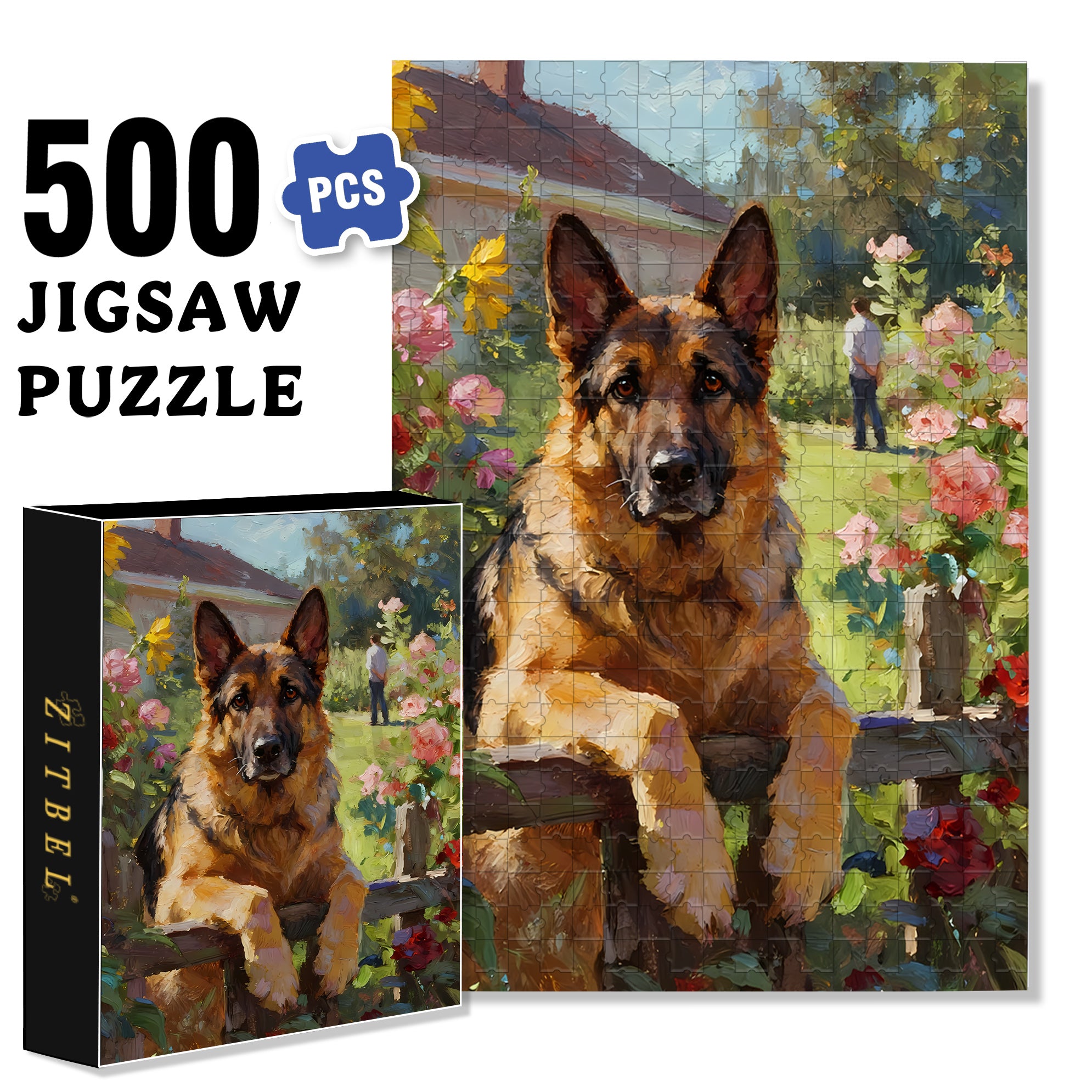 Furniture Arrangement 500pcs/1000pcs Jigsaw Puzzle, Scratch-Resistant, Interactive Family Game & Brain-Boosting DIY Decor, Perfect for Halloween, Christmas & New Year Gifts, Family Puzzle Game