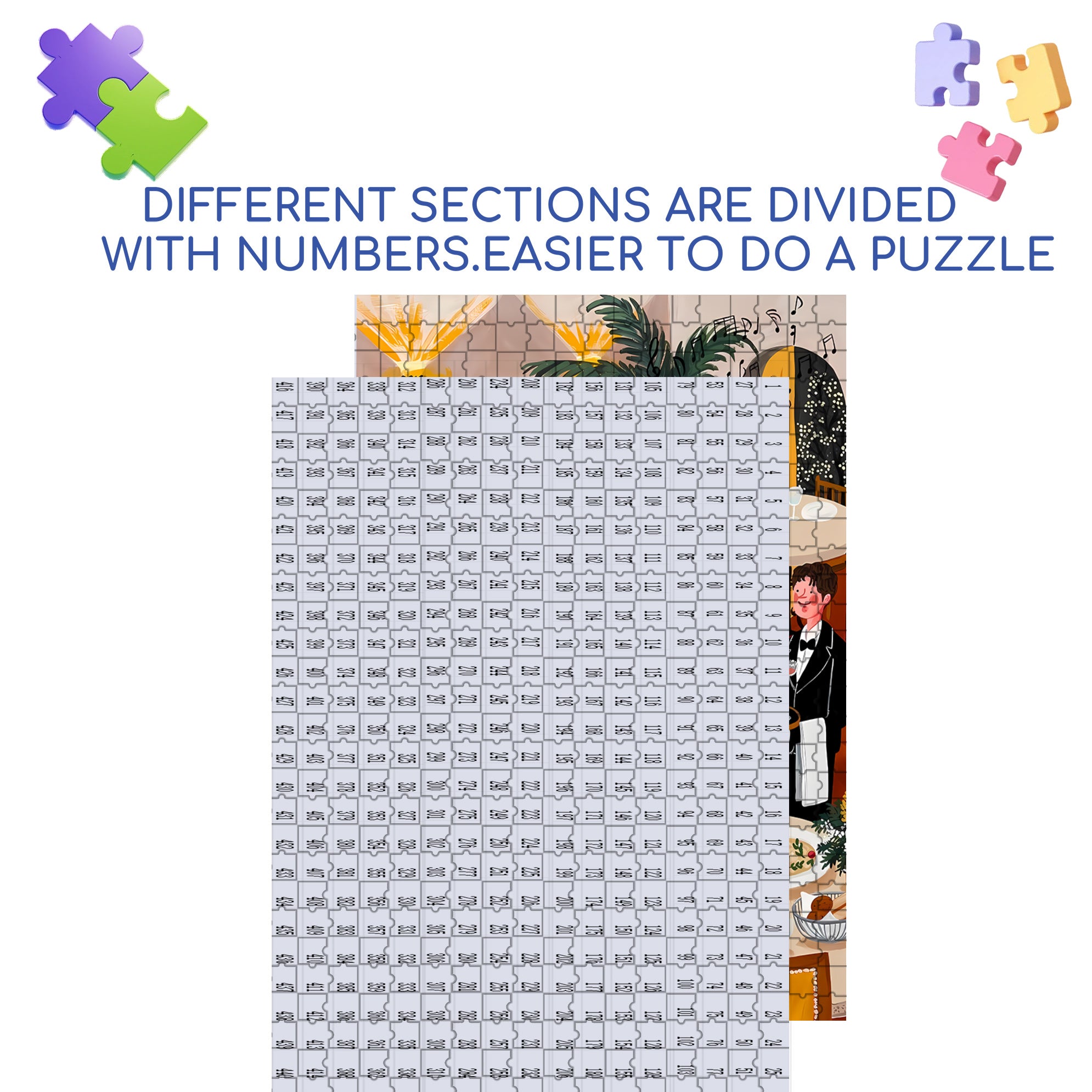 German Shepherd 500pcs/1000pcs Jigsaw Puzzle, Scratch-Resistant, Interactive Family Game & Brain-Boosting DIY Decor, Perfect for Halloween, Christmas & New Year Gifts, Family Puzzle Game