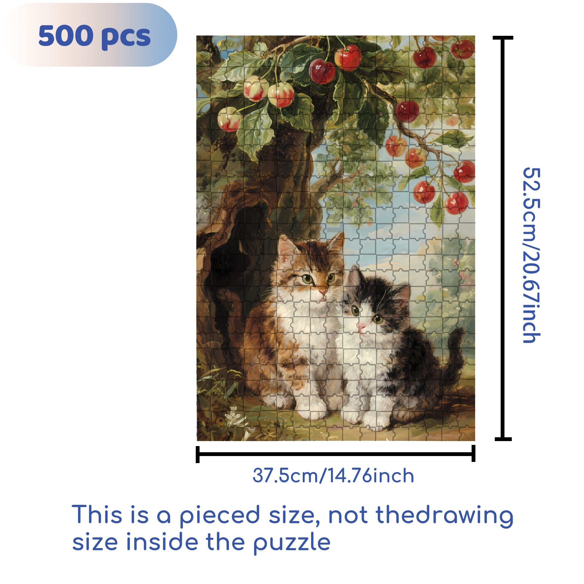 Love Each Other 500pcs/1000pcs Jigsaw Puzzle, Scratch-Resistant, Interactive Family Game & Brain-Boosting DIY Decor, Perfect for Halloween, Christmas & New Year Gifts, Family Puzzle Game