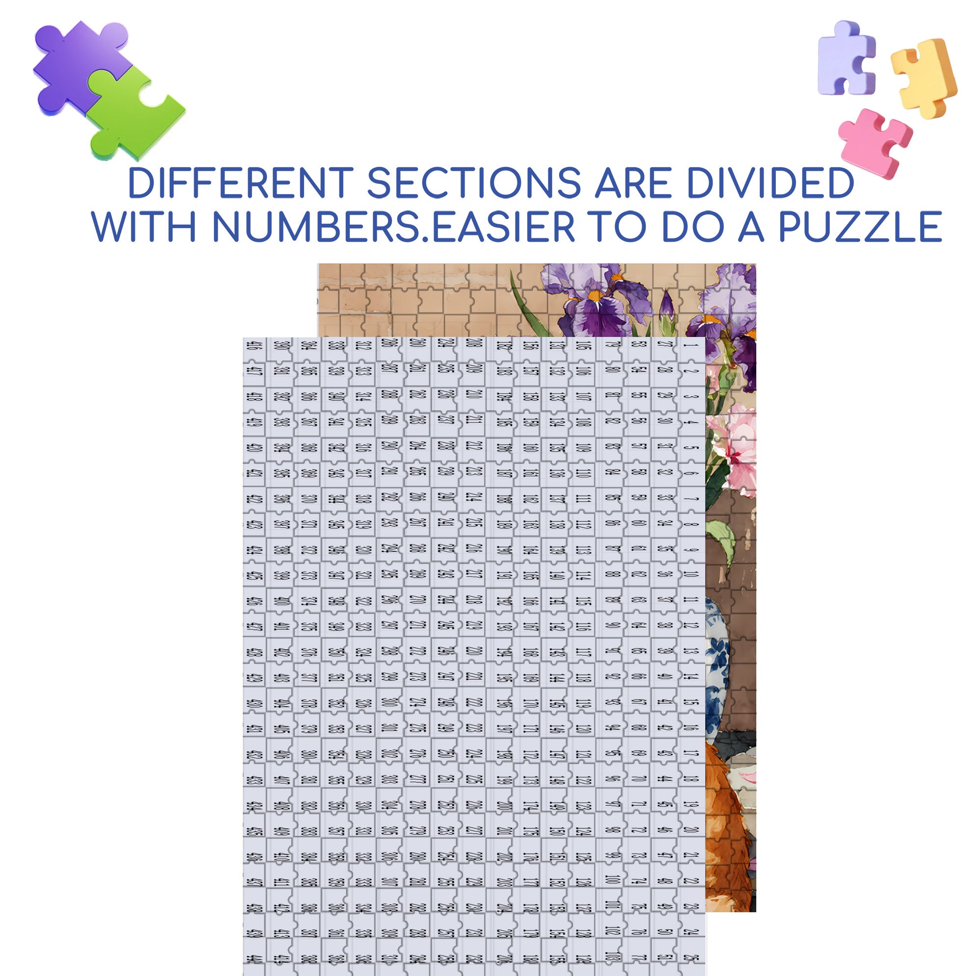 Raise 500pcs/1000pcs Jigsaw Puzzle, Scratch-Resistant, Interactive Family Game & Brain-Boosting DIY Decor, Perfect for Halloween, Christmas & New Year Gifts, Family Puzzle Game