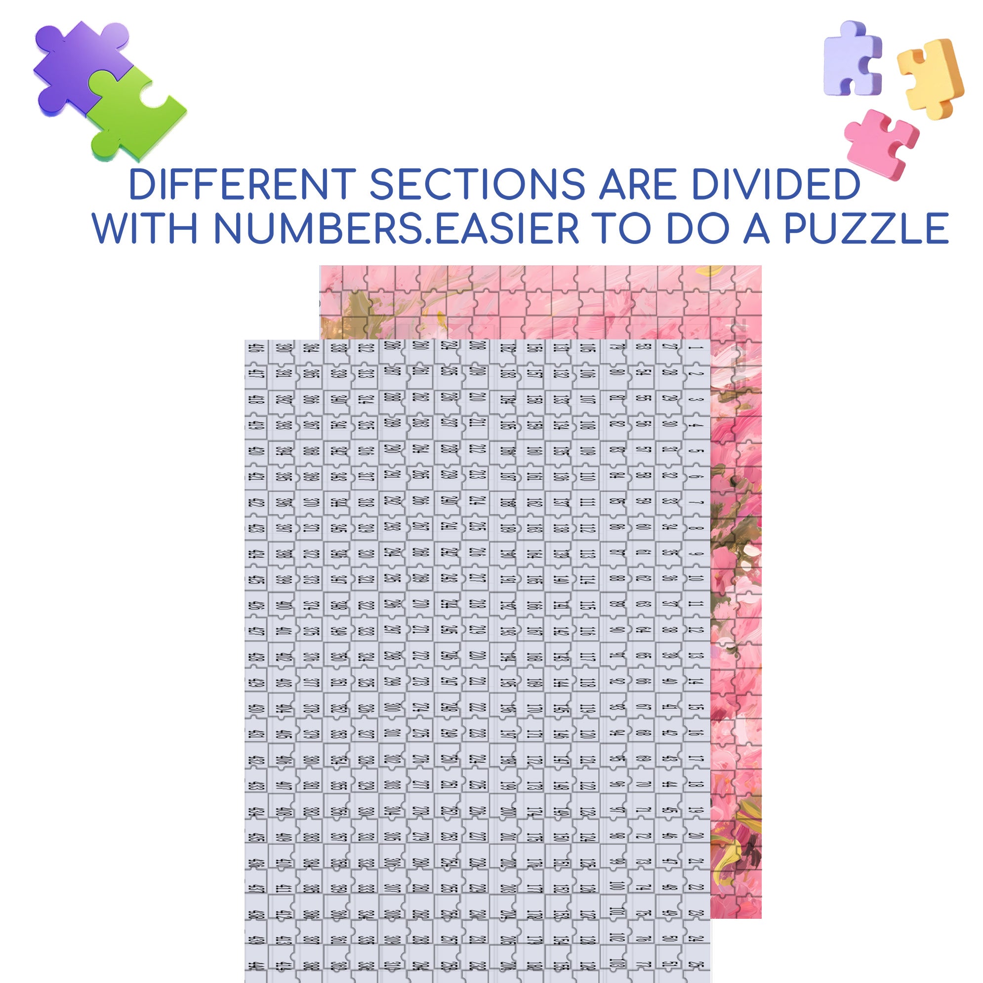 Smile 500pcs/1000pcs Jigsaw Puzzle, Scratch-Resistant, Interactive Family Game & Brain-Boosting DIY Decor, Perfect for Halloween, Christmas & New Year Gifts, Family Puzzle Game