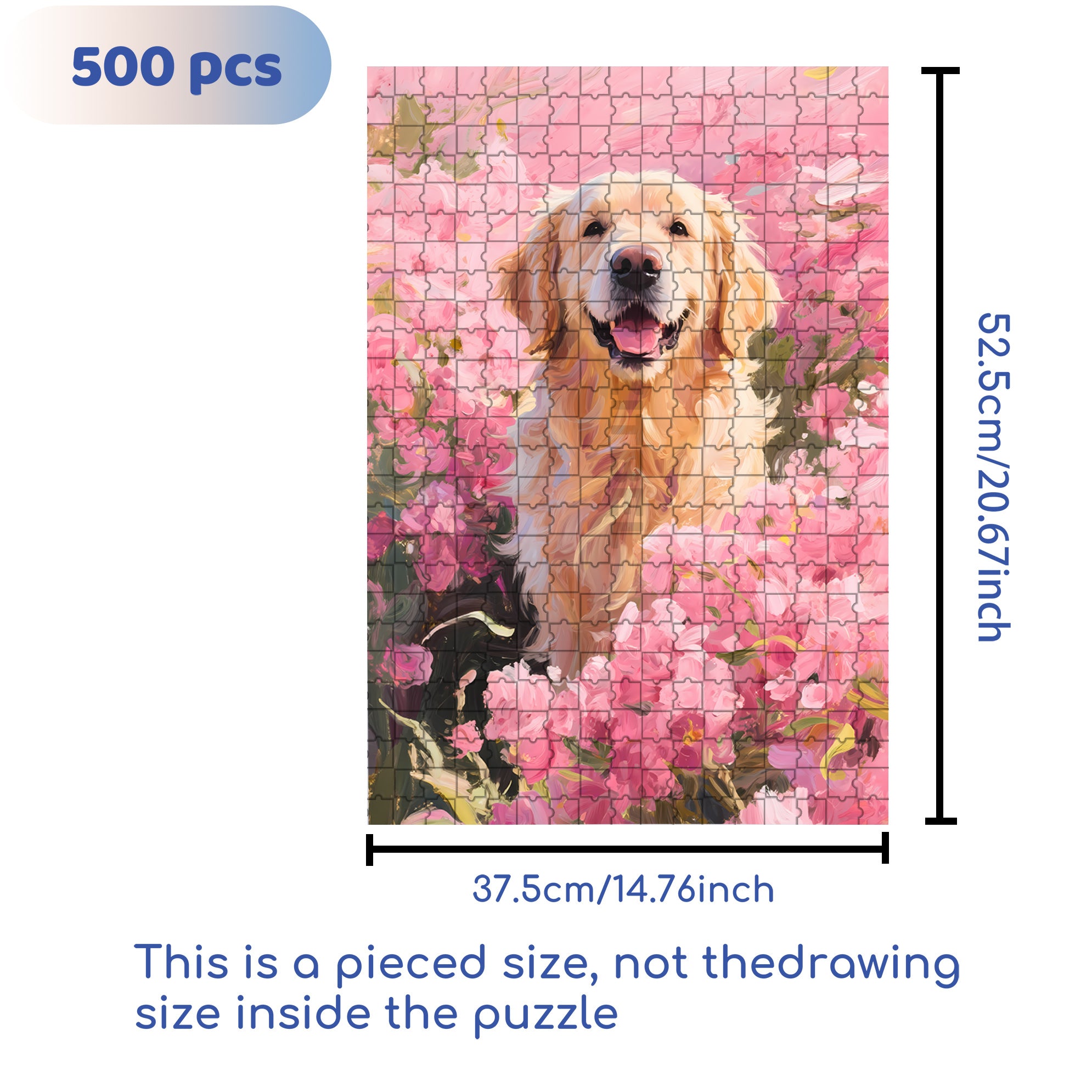 Smile 500pcs/1000pcs Jigsaw Puzzle, Scratch-Resistant, Interactive Family Game & Brain-Boosting DIY Decor, Perfect for Halloween, Christmas & New Year Gifts, Family Puzzle Game