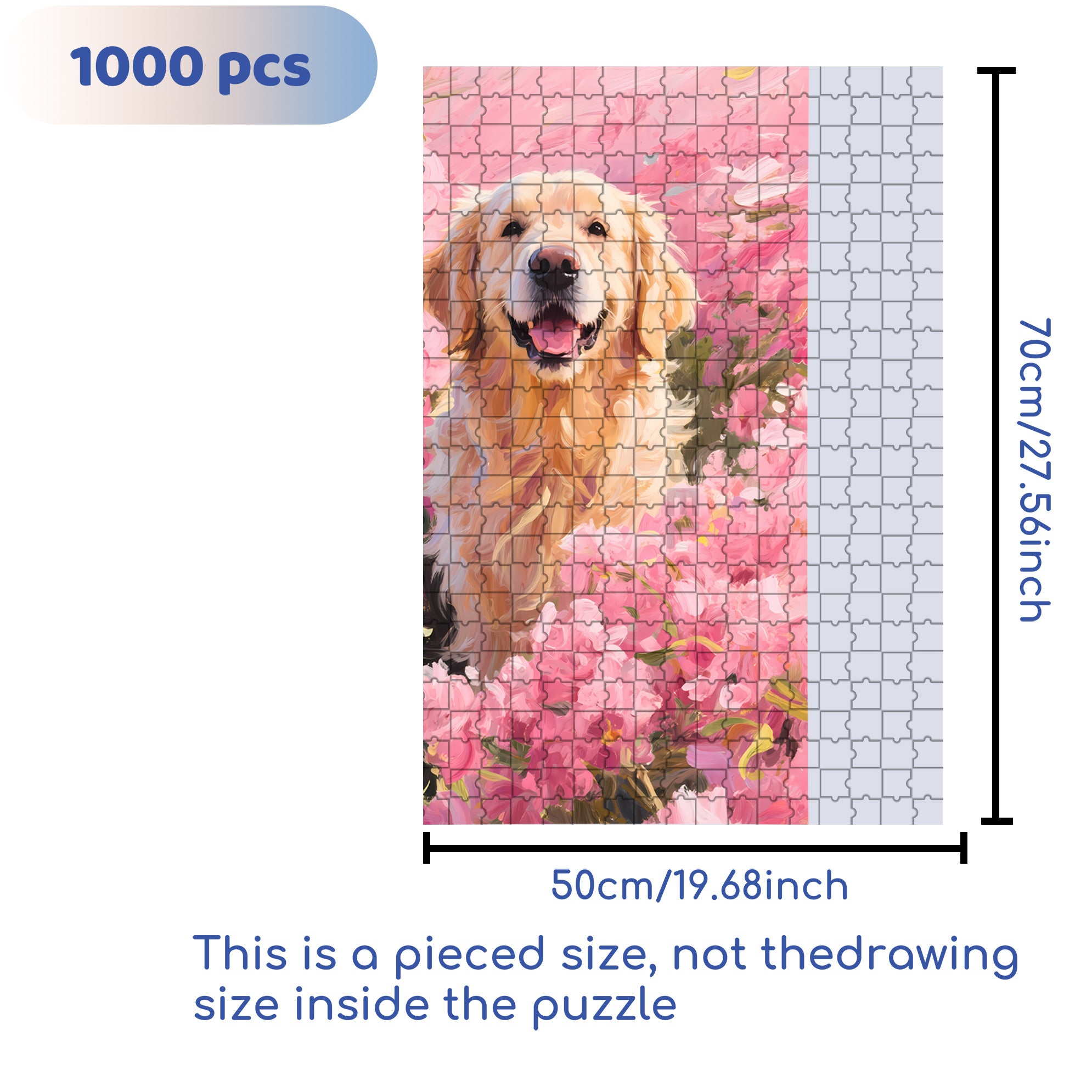 Smile 500pcs/1000pcs Jigsaw Puzzle, Scratch-Resistant, Interactive Family Game & Brain-Boosting DIY Decor, Perfect for Halloween, Christmas & New Year Gifts, Family Puzzle Game