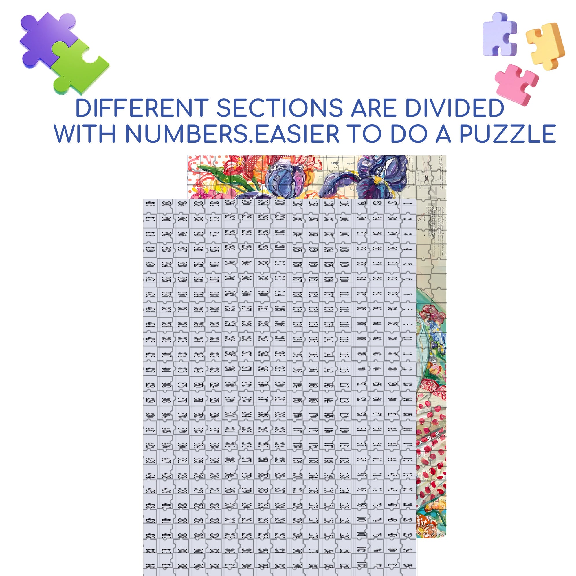 To My Love 500pcs/1000pcs Jigsaw Puzzle, Scratch-Resistant, Interactive Family Game & Brain-Boosting DIY Decor, Perfect for Halloween, Christmas & New Year Gifts, Family Puzzle Game
