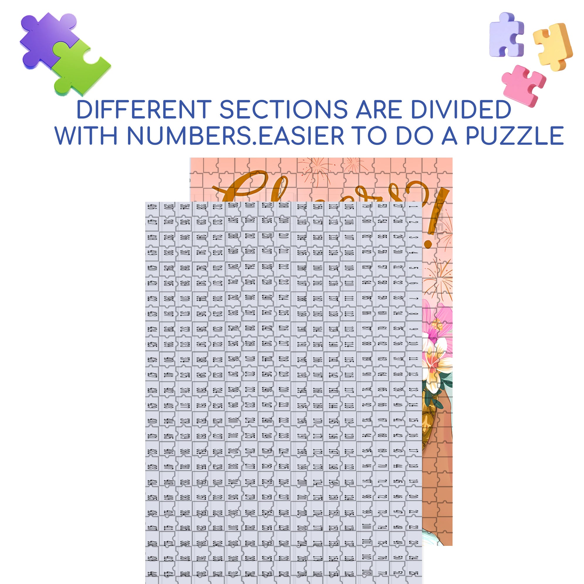 Cheers 500pcs/1000pcs Jigsaw Puzzle, Scratch-Resistant, Interactive Family Game & Brain-Boosting DIY Decor, Perfect for Halloween, Christmas & New Year Gifts, Family Puzzle Game