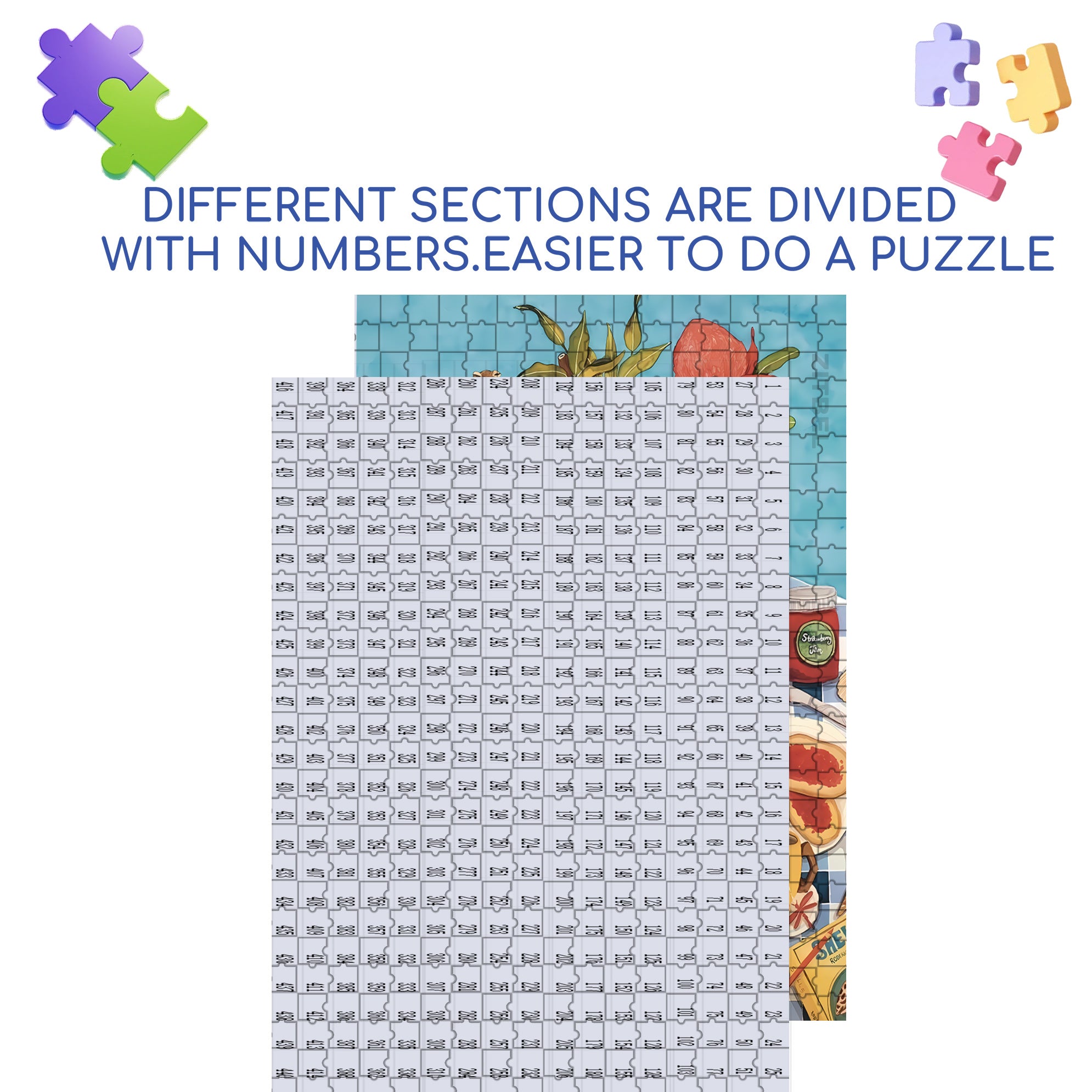 Cloudstreet 500pcs/1000pcs Jigsaw Puzzle, Scratch-Resistant, Interactive Family Game & Brain-Boosting DIY Decor, Perfect for Halloween, Christmas & New Year Gifts, Family Puzzle Game