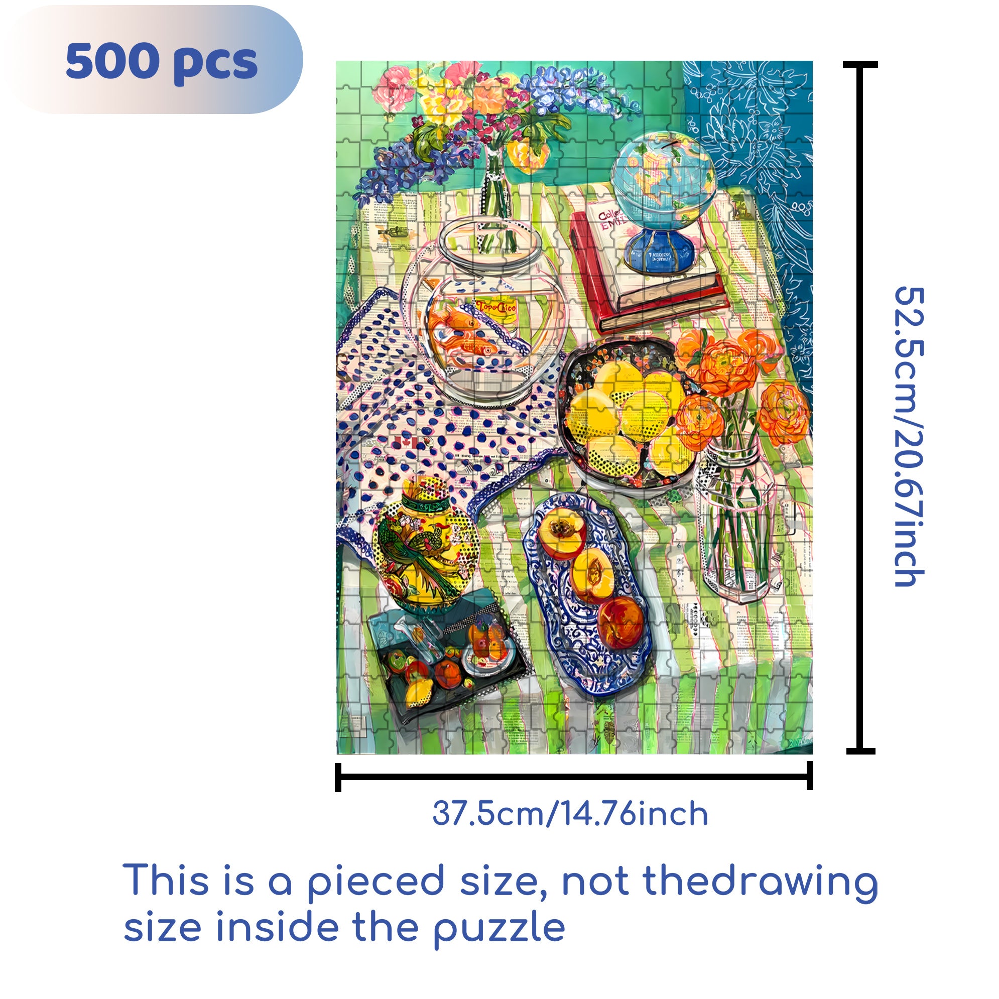 Diversity 500pcs/1000pcs Jigsaw Puzzle, Scratch-Resistant, Interactive Family Game & Brain-Boosting DIY Decor, Perfect for Halloween, Christmas & New Year Gifts, Family Puzzle Game