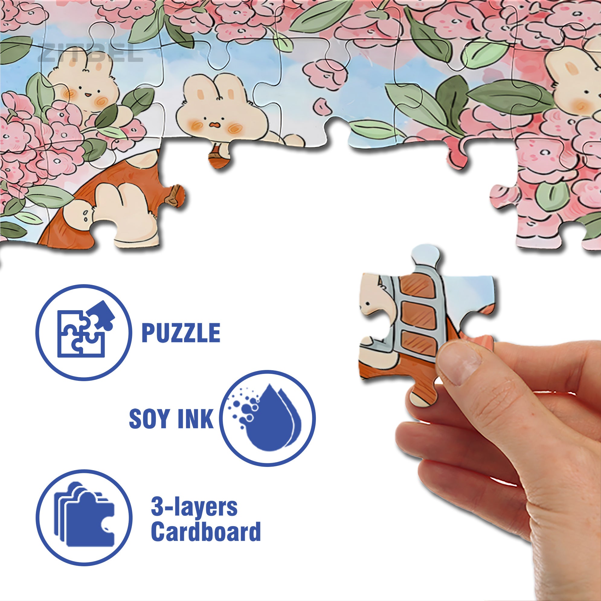 Fairy Tale World 500pcs/1000pcs Jigsaw Puzzle, Scratch-Resistant, Interactive Family Game & Brain-Boosting DIY Decor, Perfect for Halloween, Christmas & New Year Gifts, Family Puzzle Game