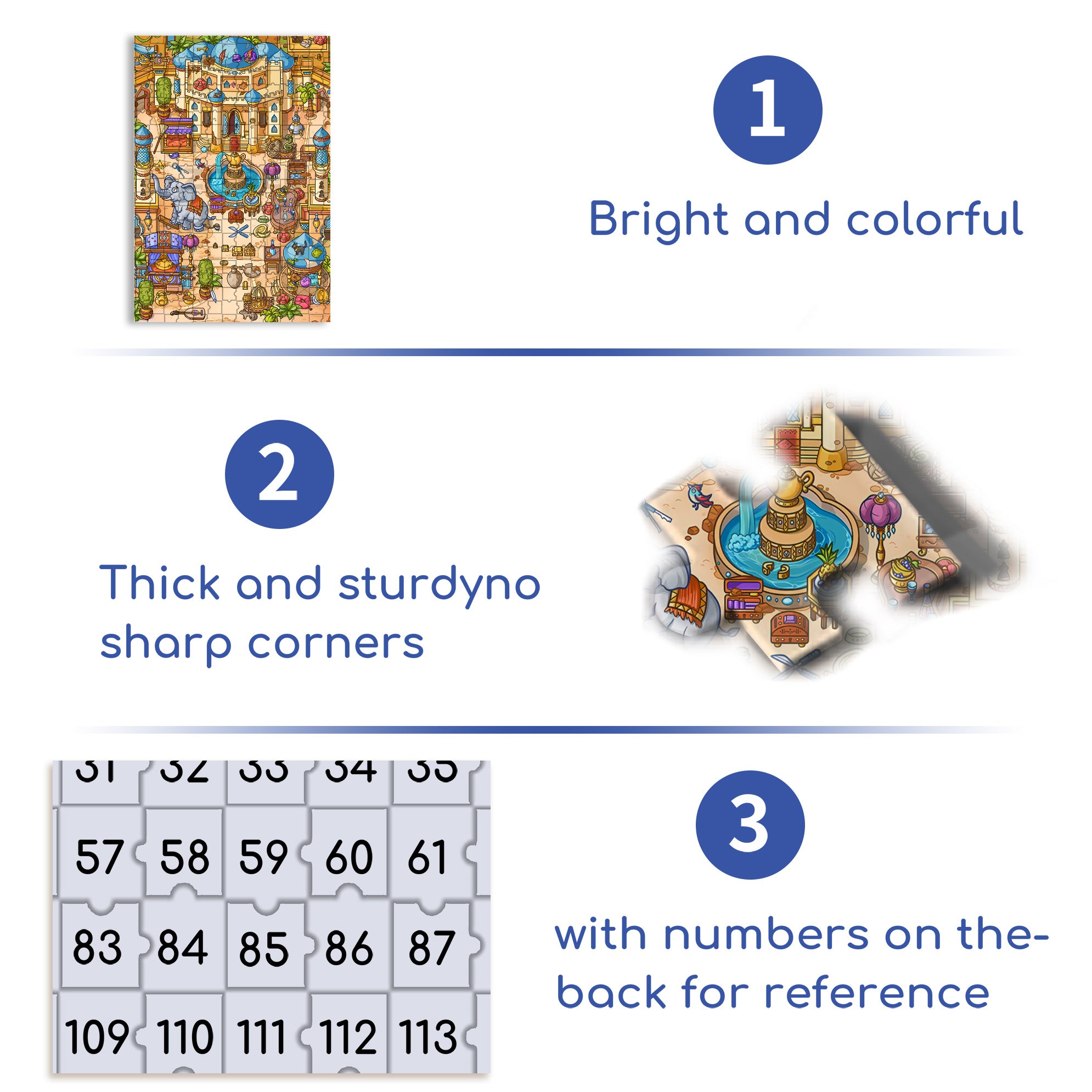 Hidden Objects Location 500pcs/1000pcs Jigsaw Puzzle, Scratch-Resistant, Interactive Family Game & Brain-Boosting DIY Decor, Perfect for Halloween, Christmas & New Year Gifts, Family Puzzle Game