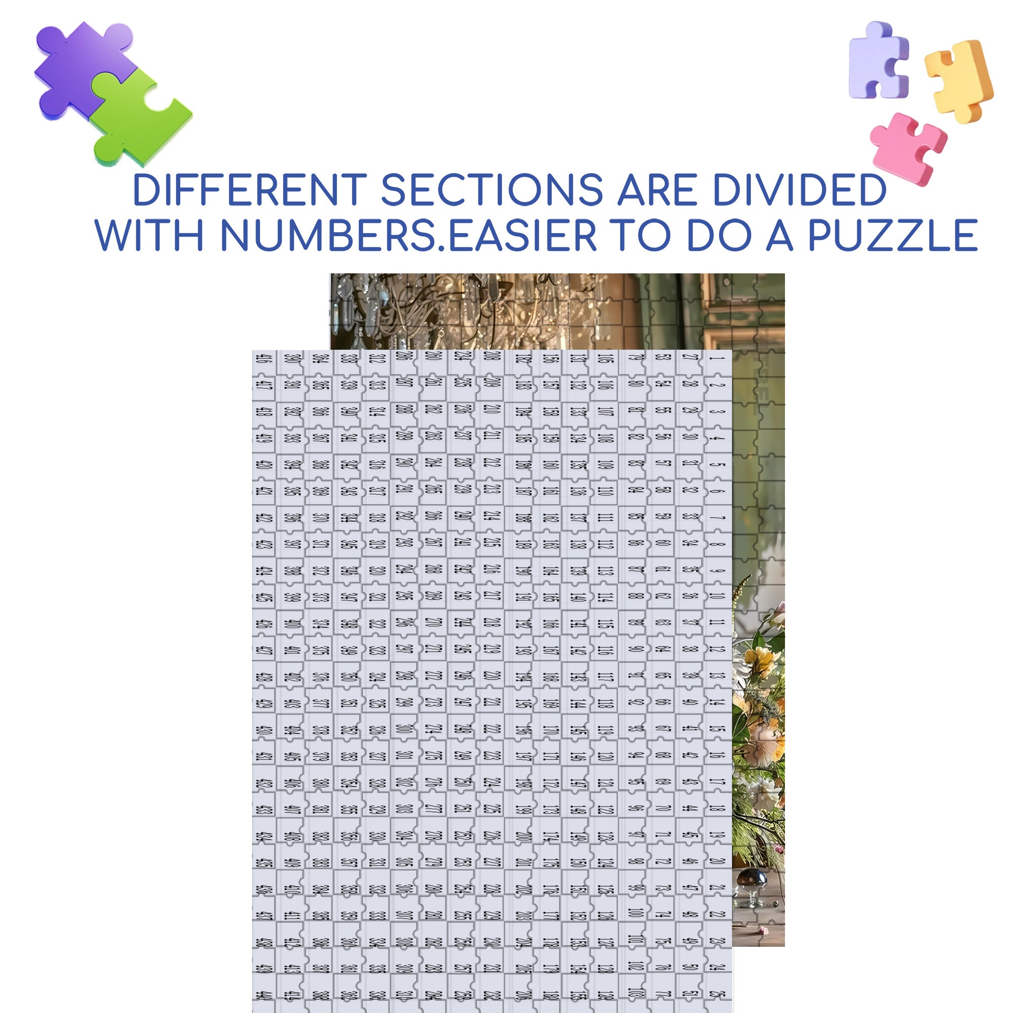Retro Style 500pcs/1000pcs Jigsaw Puzzle, Scratch-Resistant, Interactive Family Game & Brain-Boosting DIY Decor, Perfect for Halloween, Christmas & New Year Gifts, Family Puzzle Game