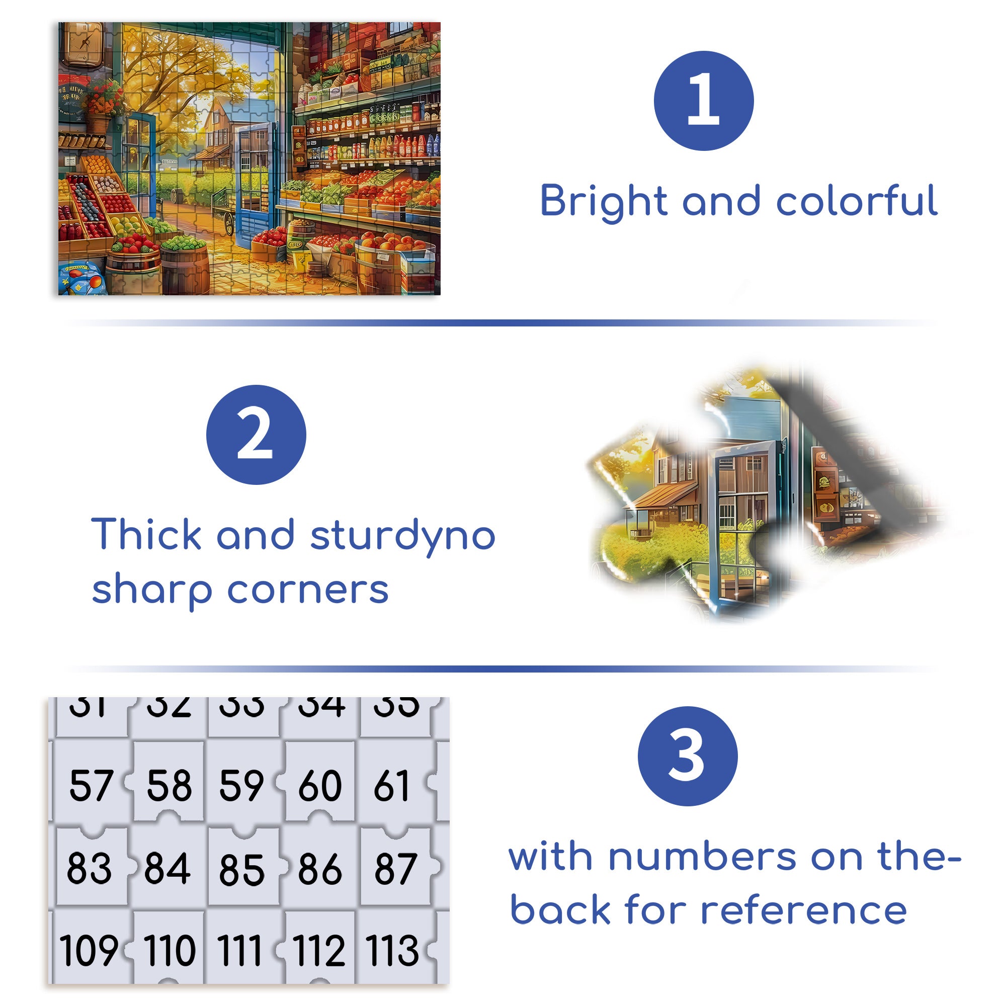 Shop 500pcs/1000pcs Jigsaw Puzzle, Scratch-Resistant, Interactive Family Game & Brain-Boosting DIY Decor, Perfect for Halloween, Christmas & New Year Gifts, Family Puzzle Game