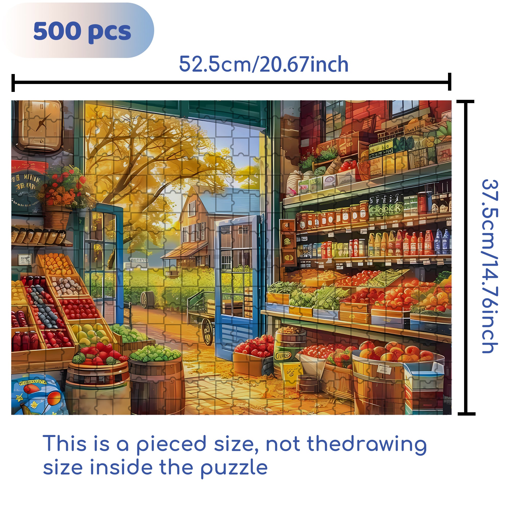 Shop 500pcs/1000pcs Jigsaw Puzzle, Scratch-Resistant, Interactive Family Game & Brain-Boosting DIY Decor, Perfect for Halloween, Christmas & New Year Gifts, Family Puzzle Game