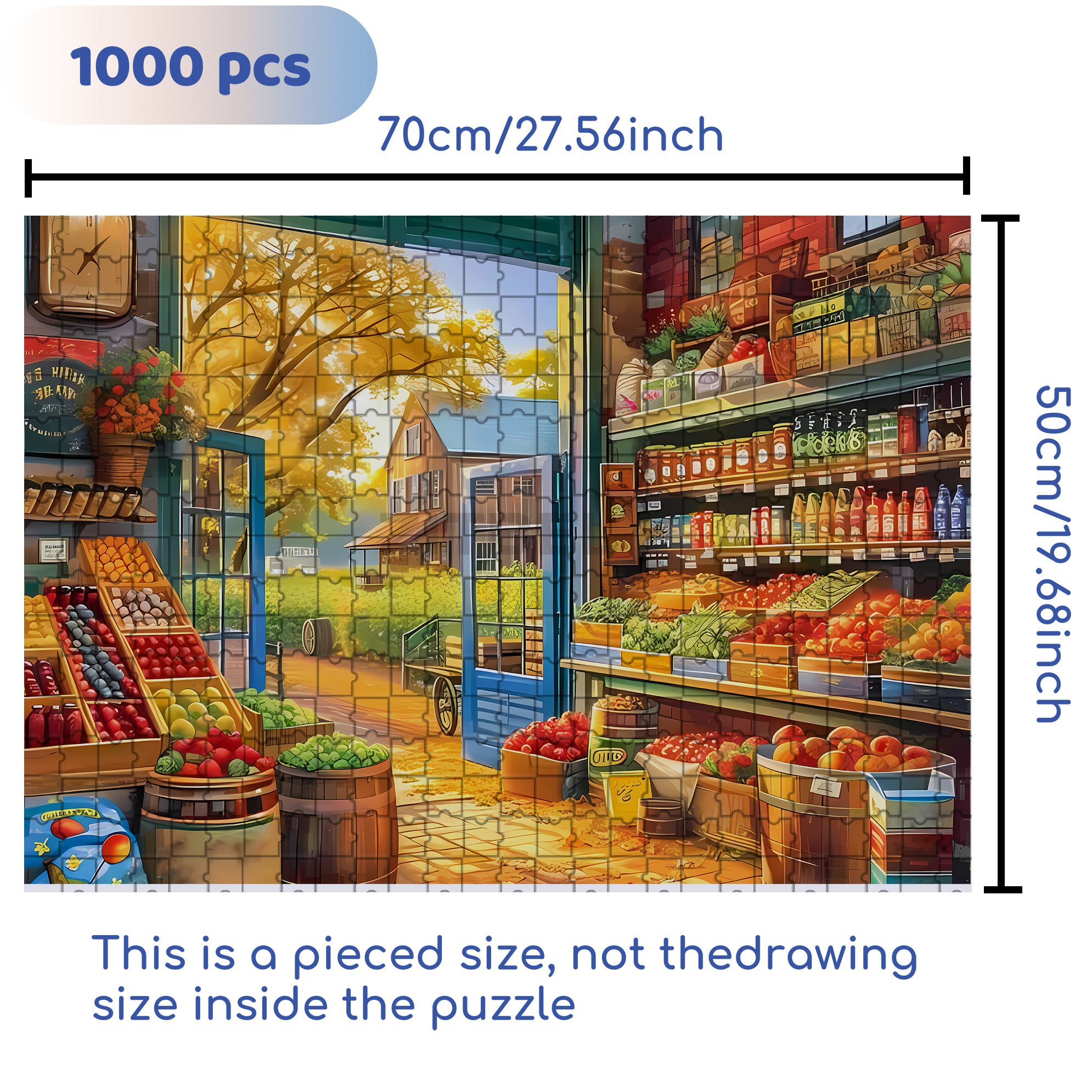 Shop 500pcs/1000pcs Jigsaw Puzzle, Scratch-Resistant, Interactive Family Game & Brain-Boosting DIY Decor, Perfect for Halloween, Christmas & New Year Gifts, Family Puzzle Game