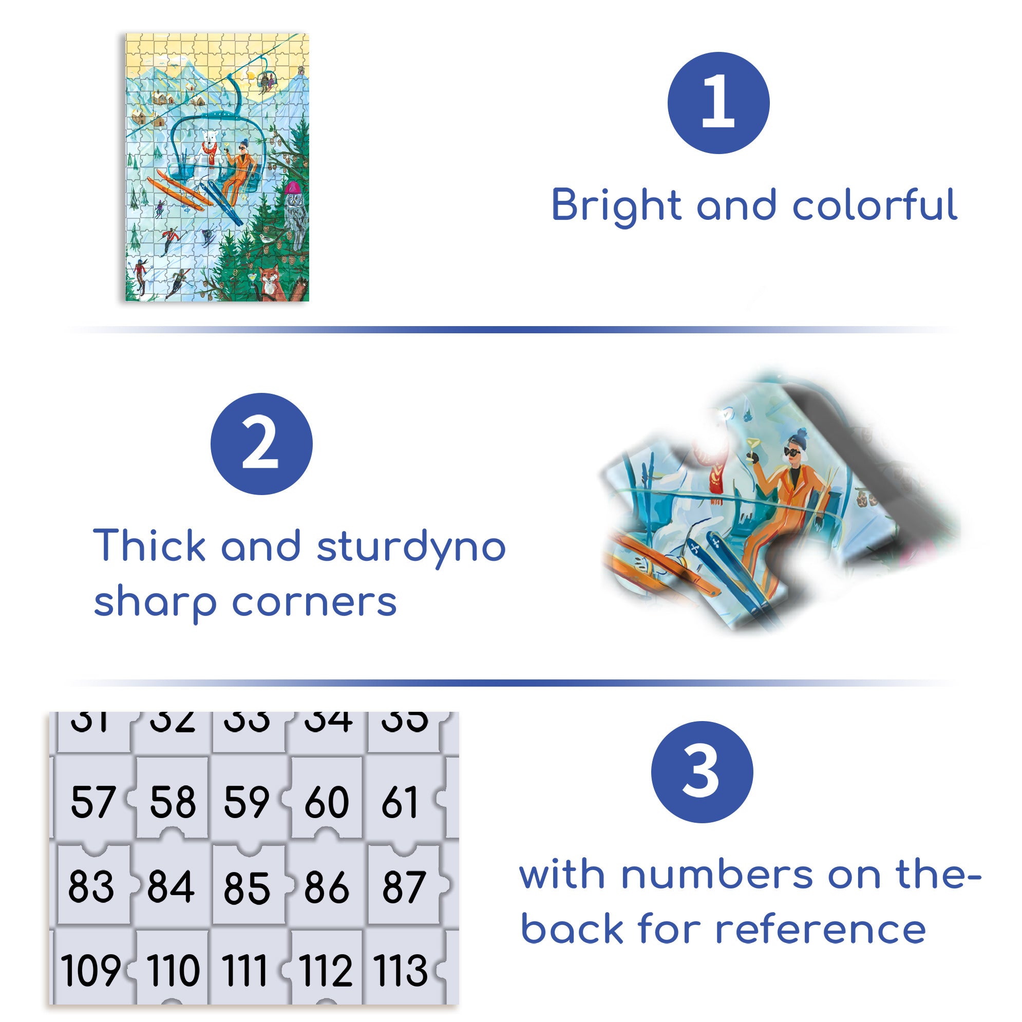 Sleigh 500pcs/1000pcs Jigsaw Puzzle, Scratch-Resistant, Interactive Family Game & Brain-Boosting DIY Decor, Perfect for Halloween, Christmas & New Year Gifts, Family Puzzle Game