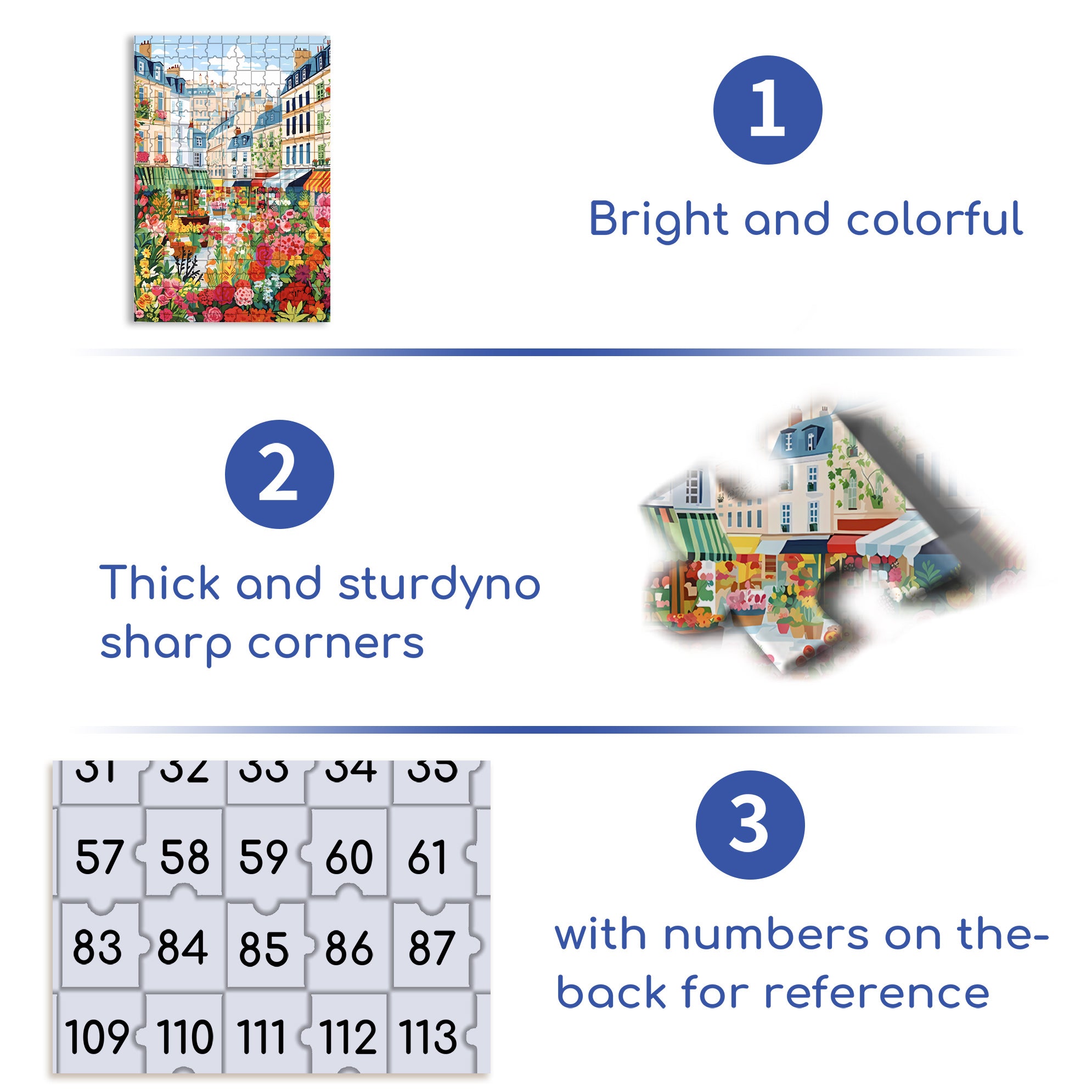 Springtime 500pcs/1000pcs Jigsaw Puzzle, Scratch-Resistant, Interactive Family Game & Brain-Boosting DIY Decor, Perfect for Halloween, Christmas & New Year Gifts, Family Puzzle Game