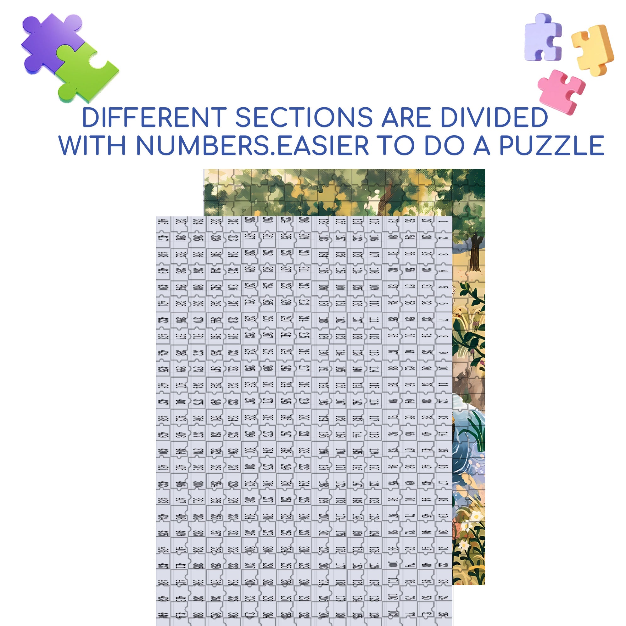 The Day A Dear Friend Visits Home 500pcs/1000pcs Jigsaw Puzzle, Scratch-Resistant, Interactive Family Game & Brain-Boosting DIY Decor, Perfect for Halloween, Christmas & New Year Gifts, Family Puzzle Game