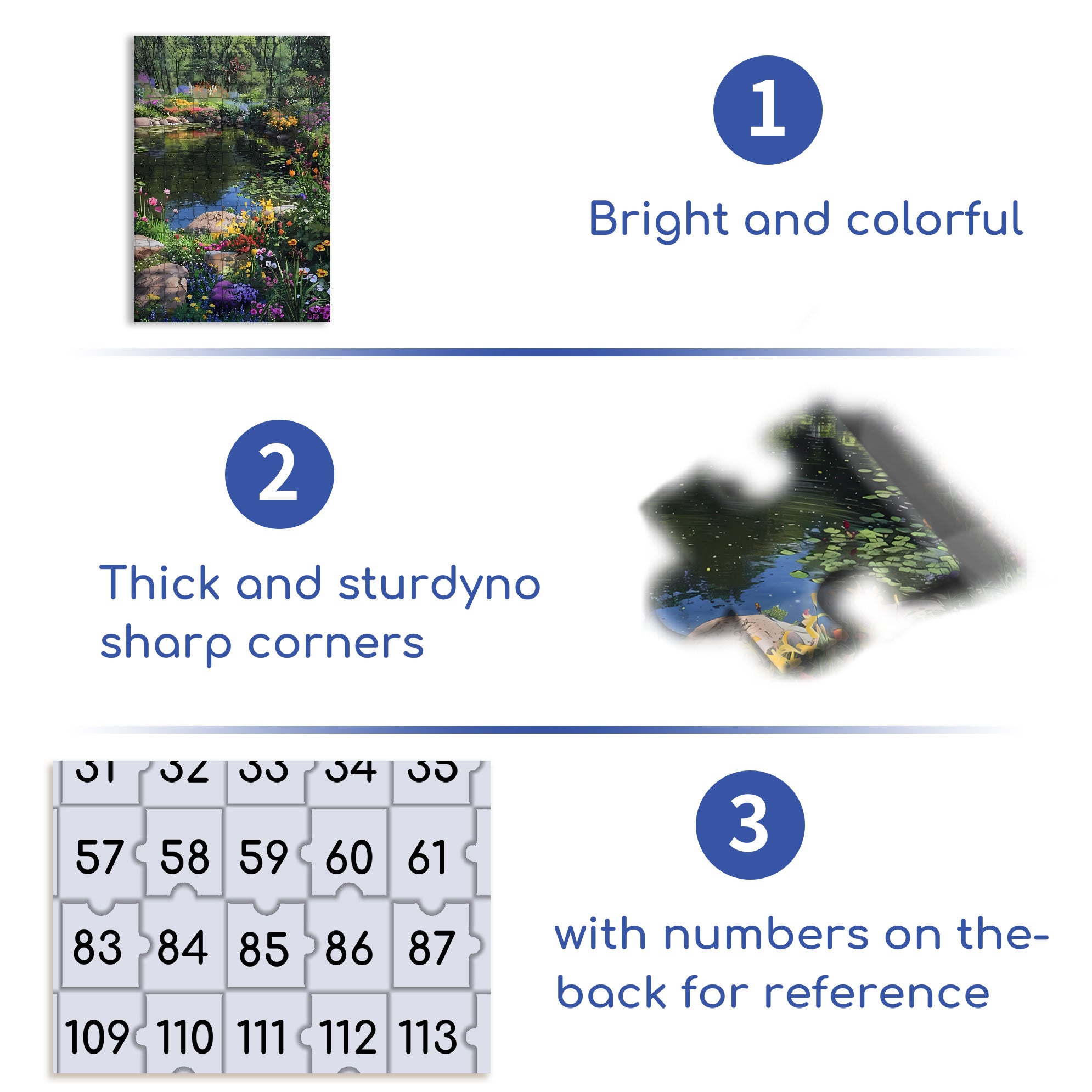 The Pond In Spring 500pcs/1000pcs Jigsaw Puzzle, Scratch-Resistant, Interactive Family Game & Brain-Boosting DIY Decor, Perfect for Halloween, Christmas & New Year Gifts, Family Puzzle Game
