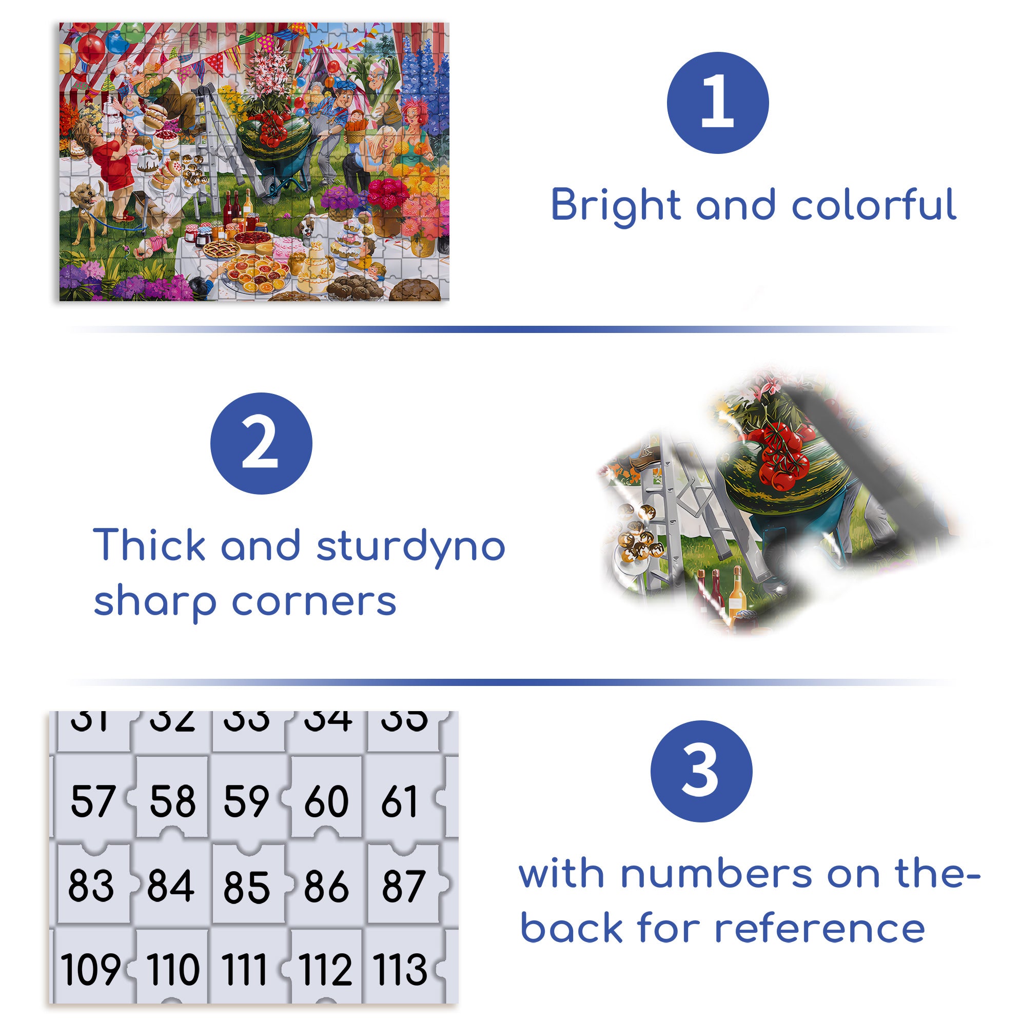 The Summer Show 500pcs/1000pcs Jigsaw Puzzle, Scratch-Resistant, Interactive Family Game & Brain-Boosting DIY Decor, Perfect for Halloween, Christmas & New Year Gifts, Family Puzzle Game