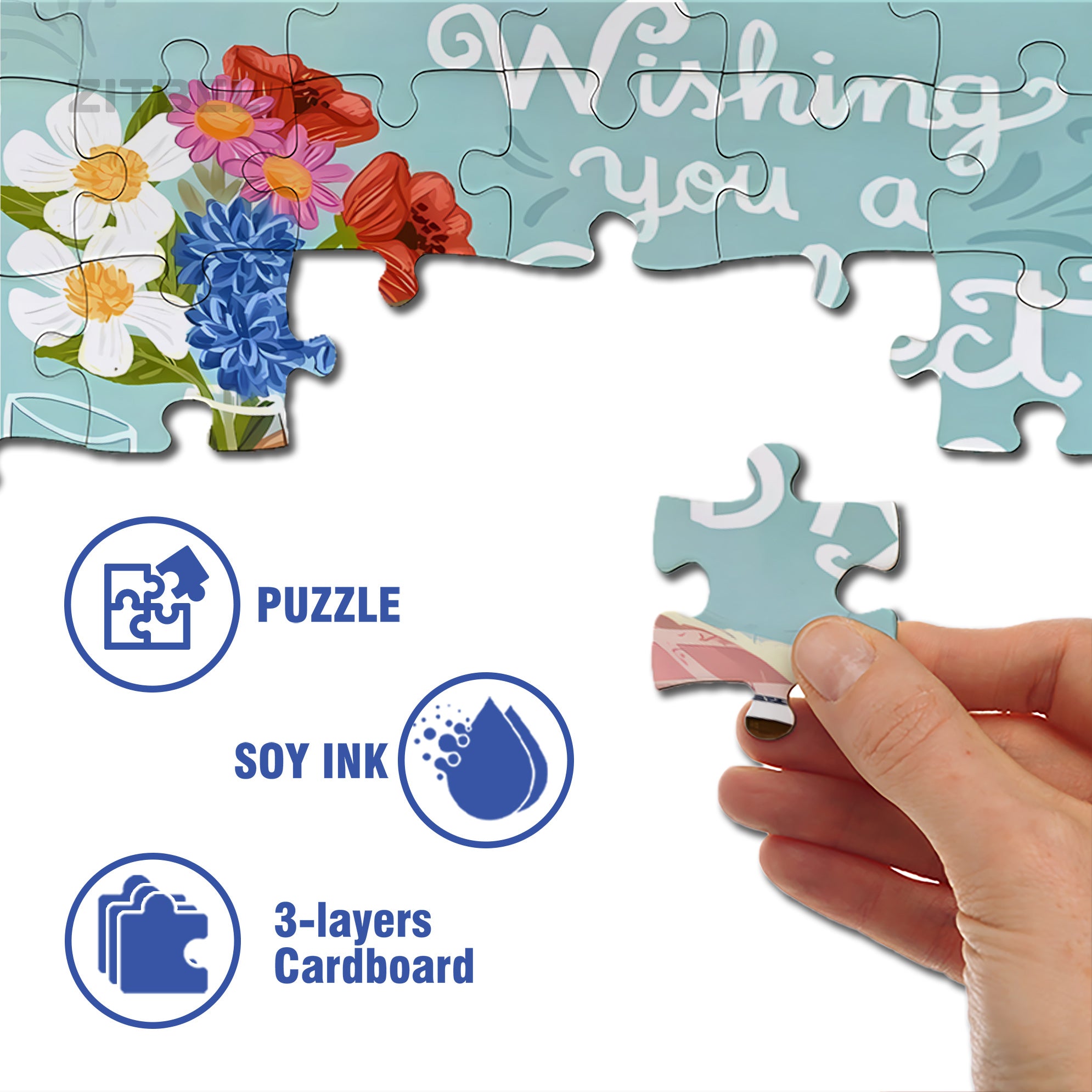 A Perfect Day 500pcs/1000pcs Jigsaw Puzzle, Scratch-Resistant, Interactive Family Game & Brain-Boosting DIY Decor, Perfect for Halloween, Christmas & New Year Gifts, Family Puzzle Game