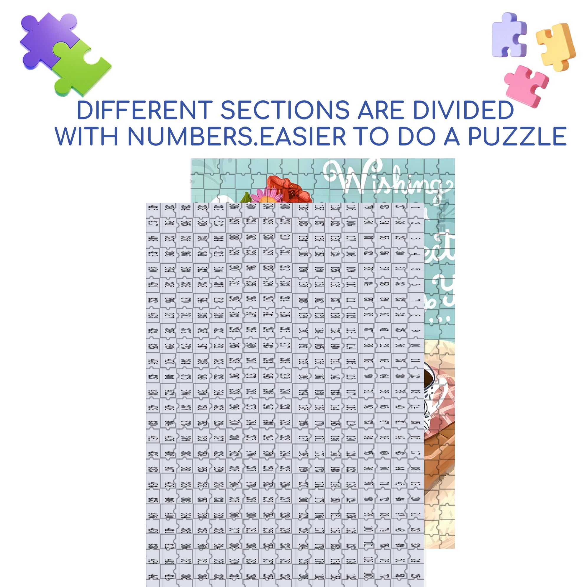 A Perfect Day 500pcs/1000pcs Jigsaw Puzzle, Scratch-Resistant, Interactive Family Game & Brain-Boosting DIY Decor, Perfect for Halloween, Christmas & New Year Gifts, Family Puzzle Game