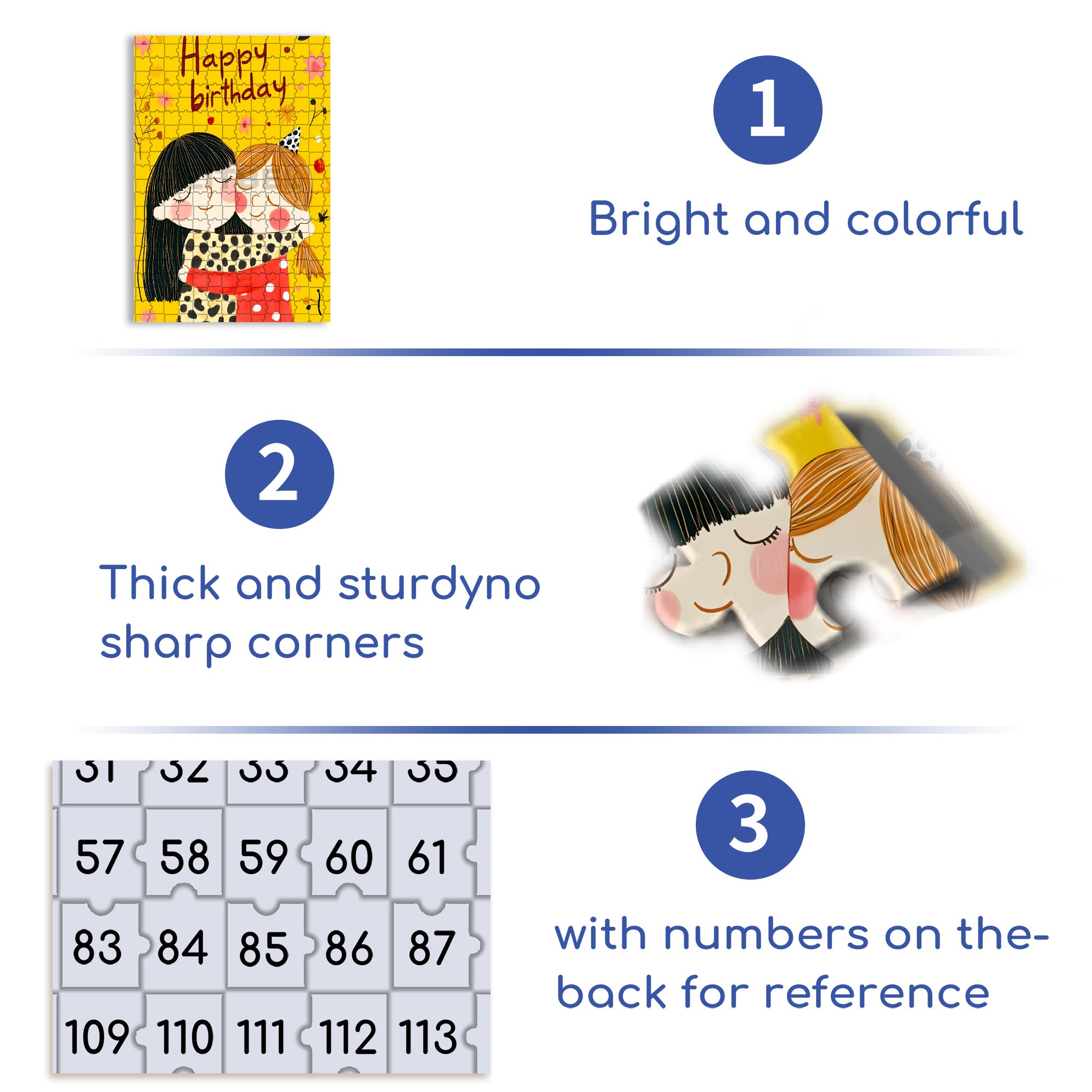 Birthday 500pcs/1000pcs Jigsaw Puzzle, Scratch-Resistant, Interactive Family Game & Brain-Boosting DIY Decor, Perfect for Halloween, Christmas & New Year Gifts, Family Puzzle Game